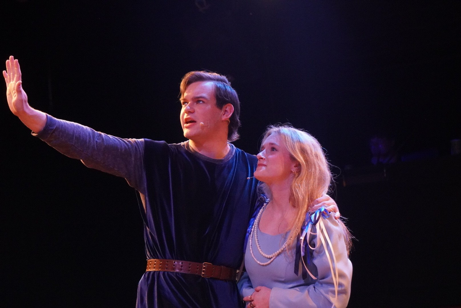"Once Upon A Mattress", Spring 2023. Photo: JD Willis (left), Kathryn Dressel (right).