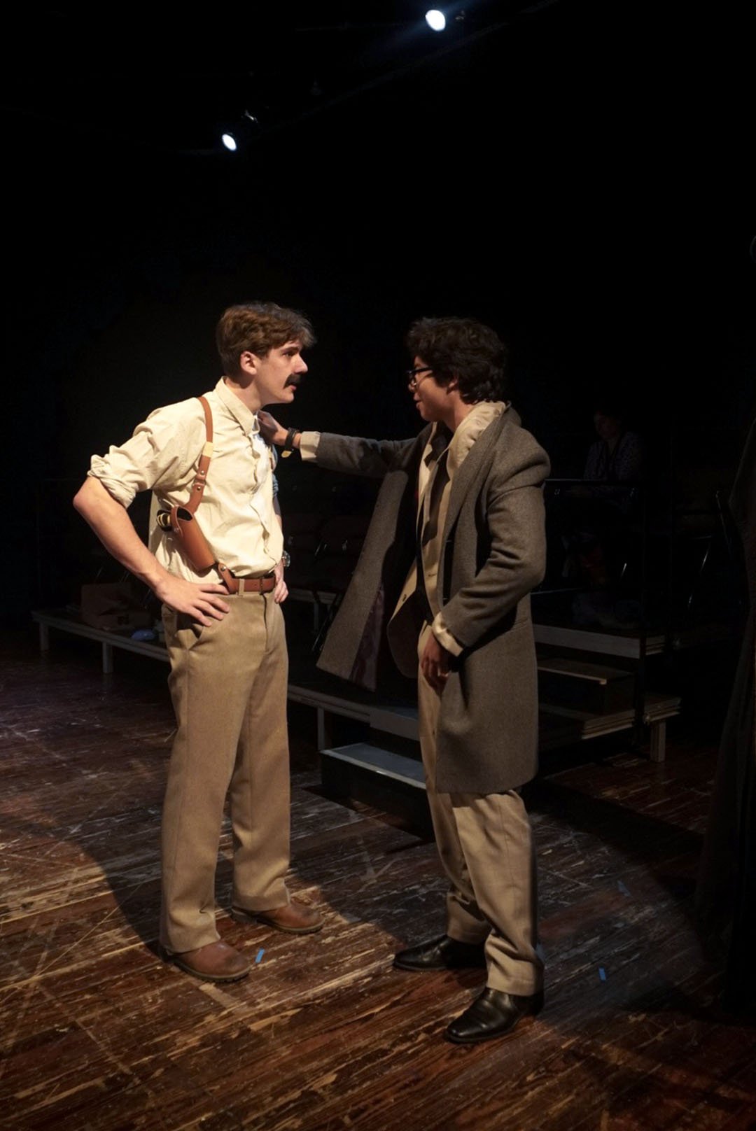 "Mystery At Greenfingers", Fall 2024. Photo: Eli Garret (left), Brandon Reyes (right).
