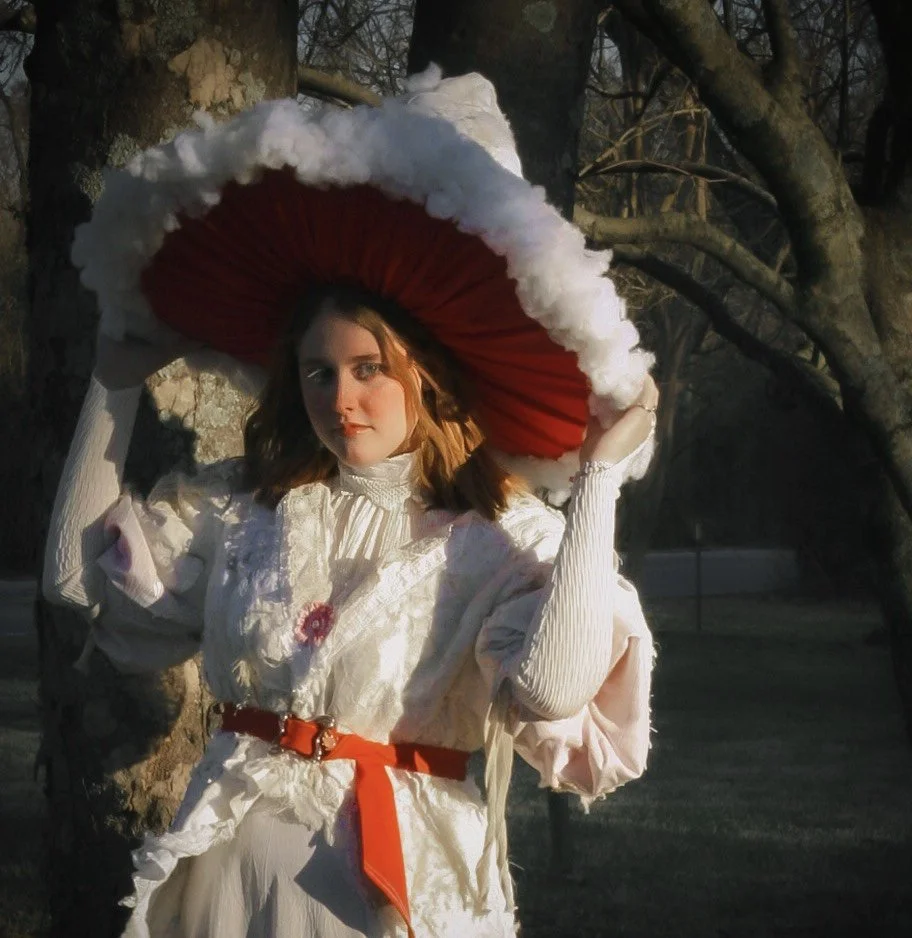"Too Ripe, Too Rotten", 2022. Modeled by Lillian Hall.