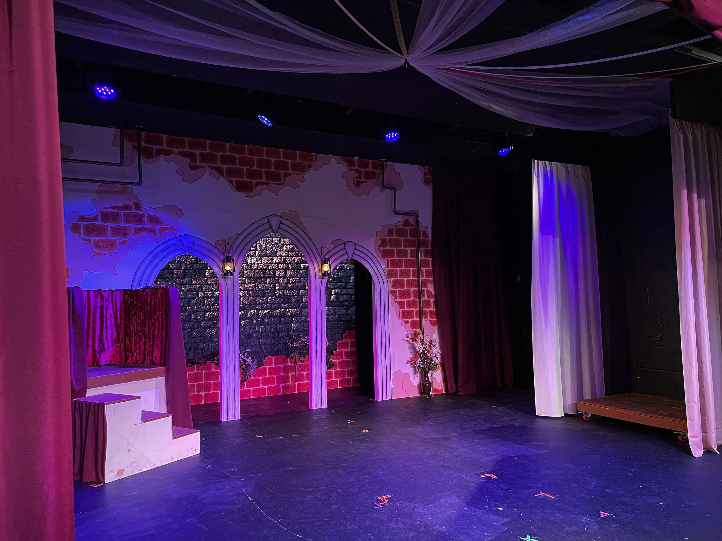 Once Upon A Mattress: Youth Edition stage, Germantown Community Theater