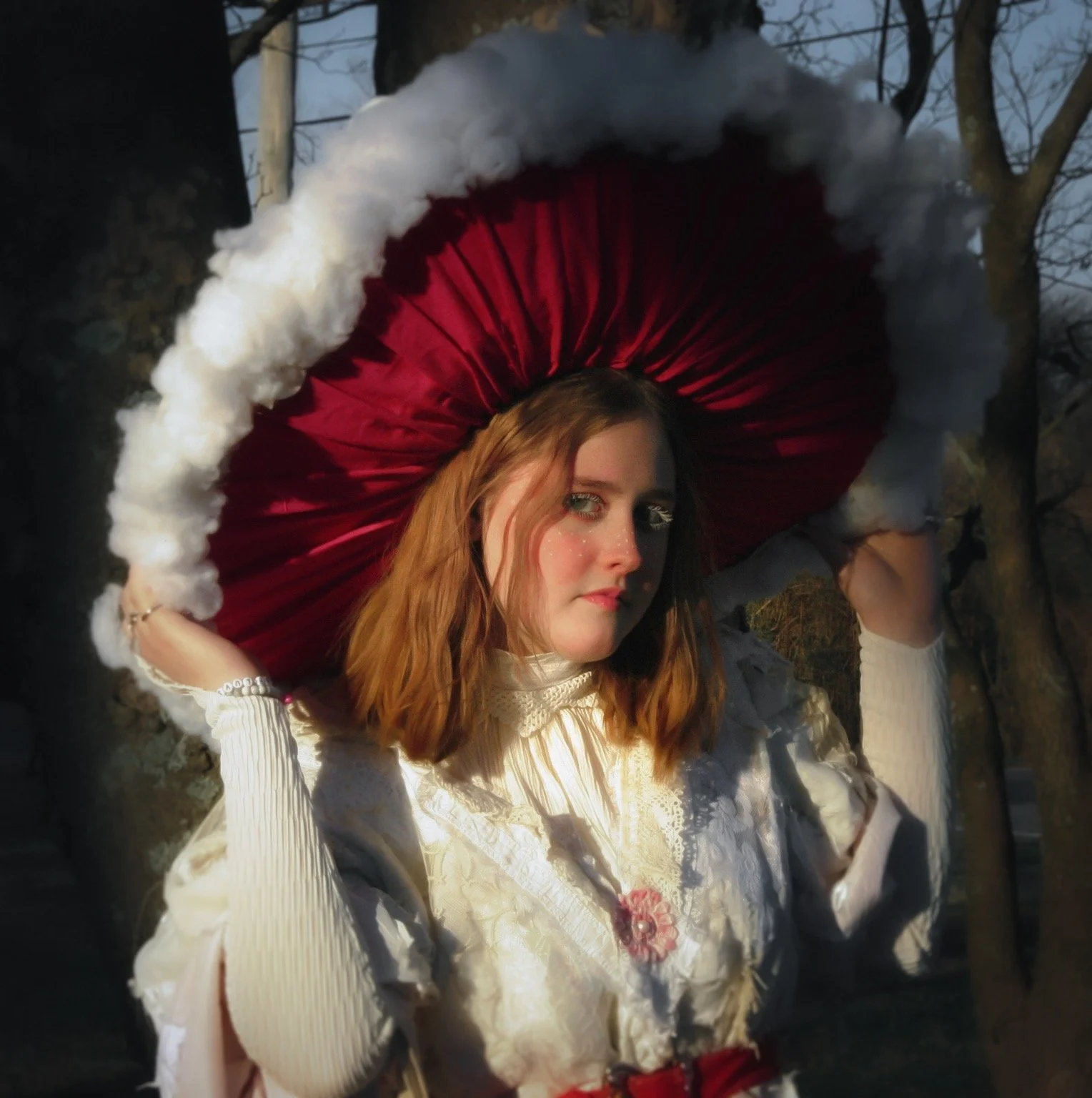 "Too Ripe, Too Rotten", 2022. Modeled by Lillian Hall.