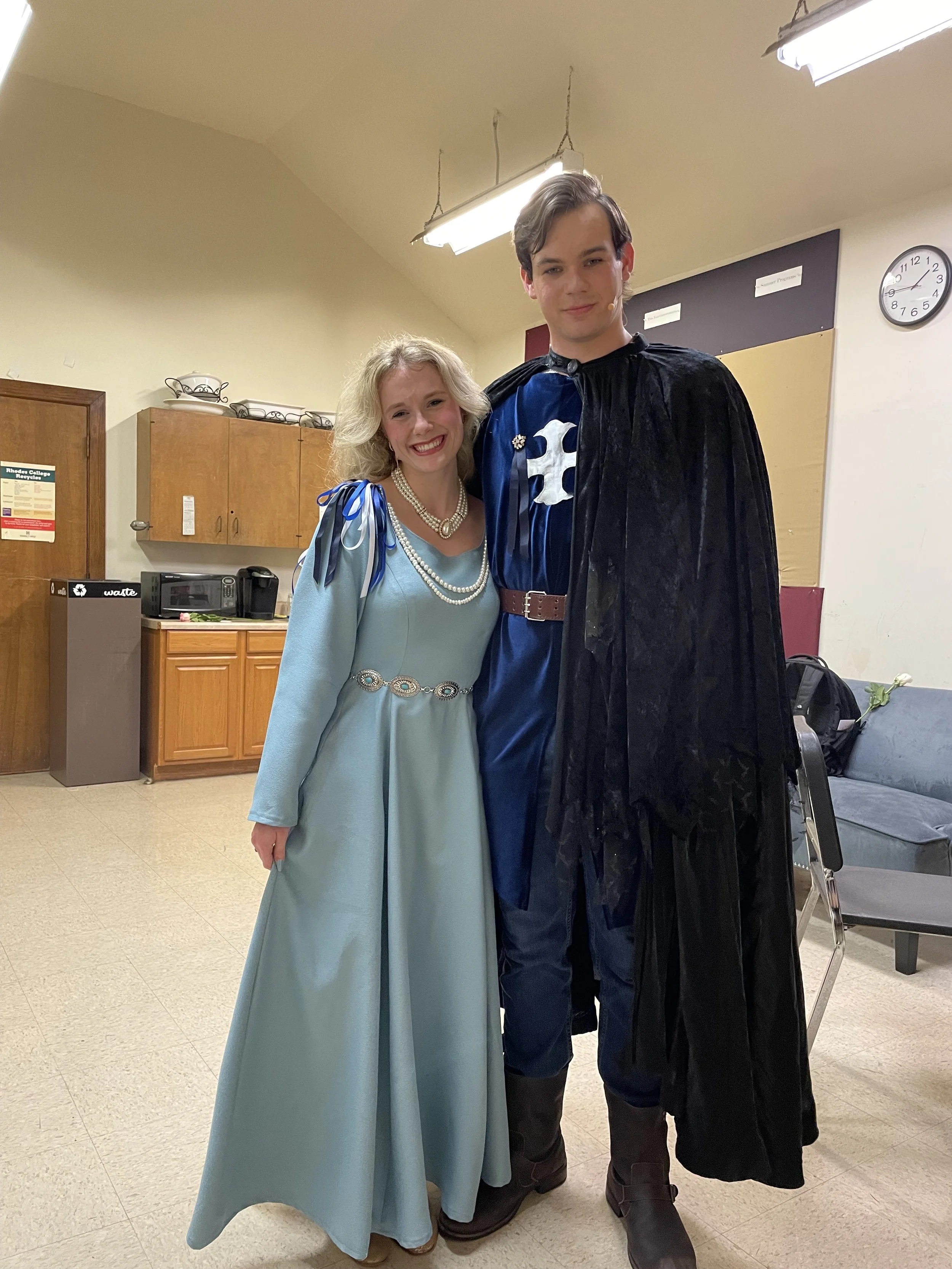 "Once Upon A Mattress", Spring 2023. Photo: Kathryn Dressel (left), JD Willis (right).