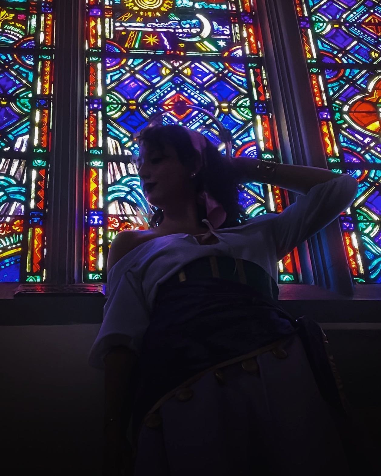"Esmeralda", 2022. Cosplay from "Hunchback of Notre Dame". Modeled by Riley Verner.