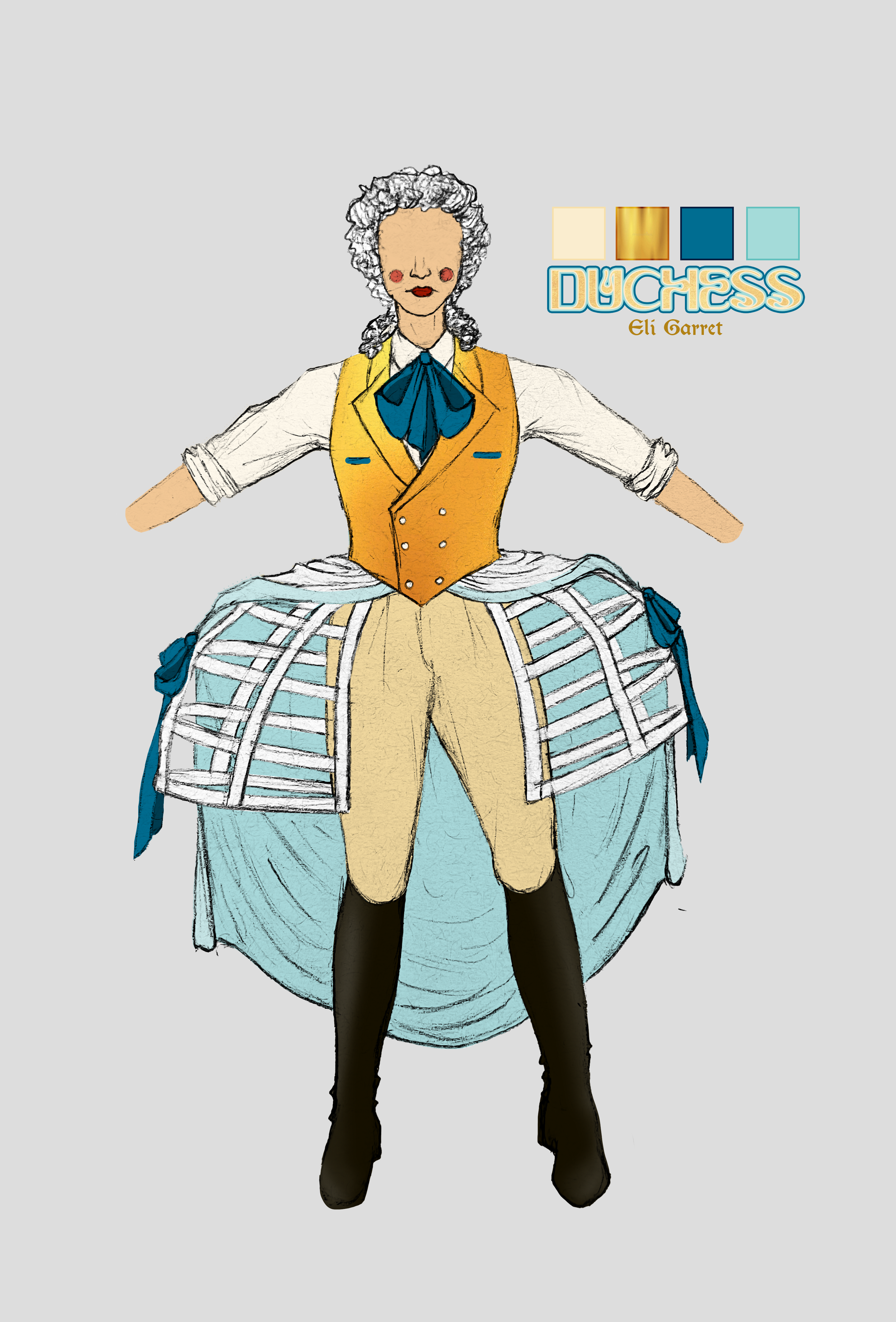 "Alice By Heart", Spring 2025. Original sketch.