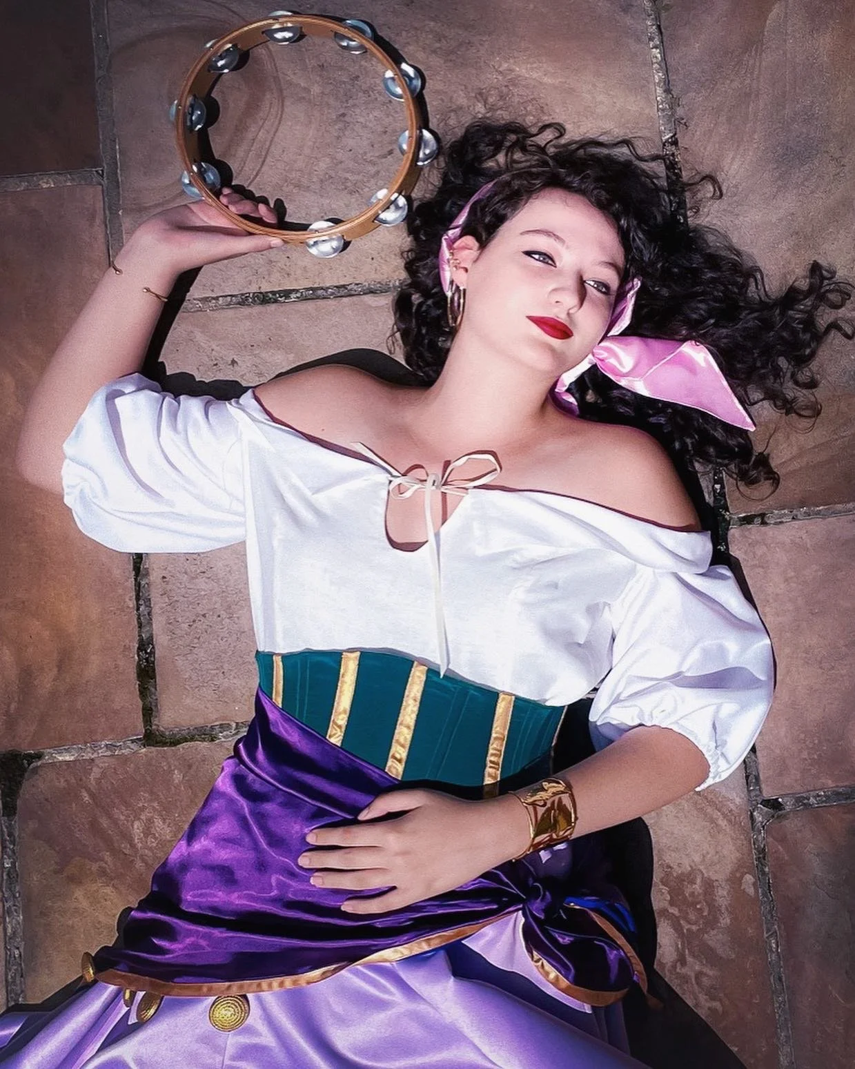"Esmeralda", 2022. Cosplay from "Hunchback of Notre Dame". Modeled by Riley Verner.