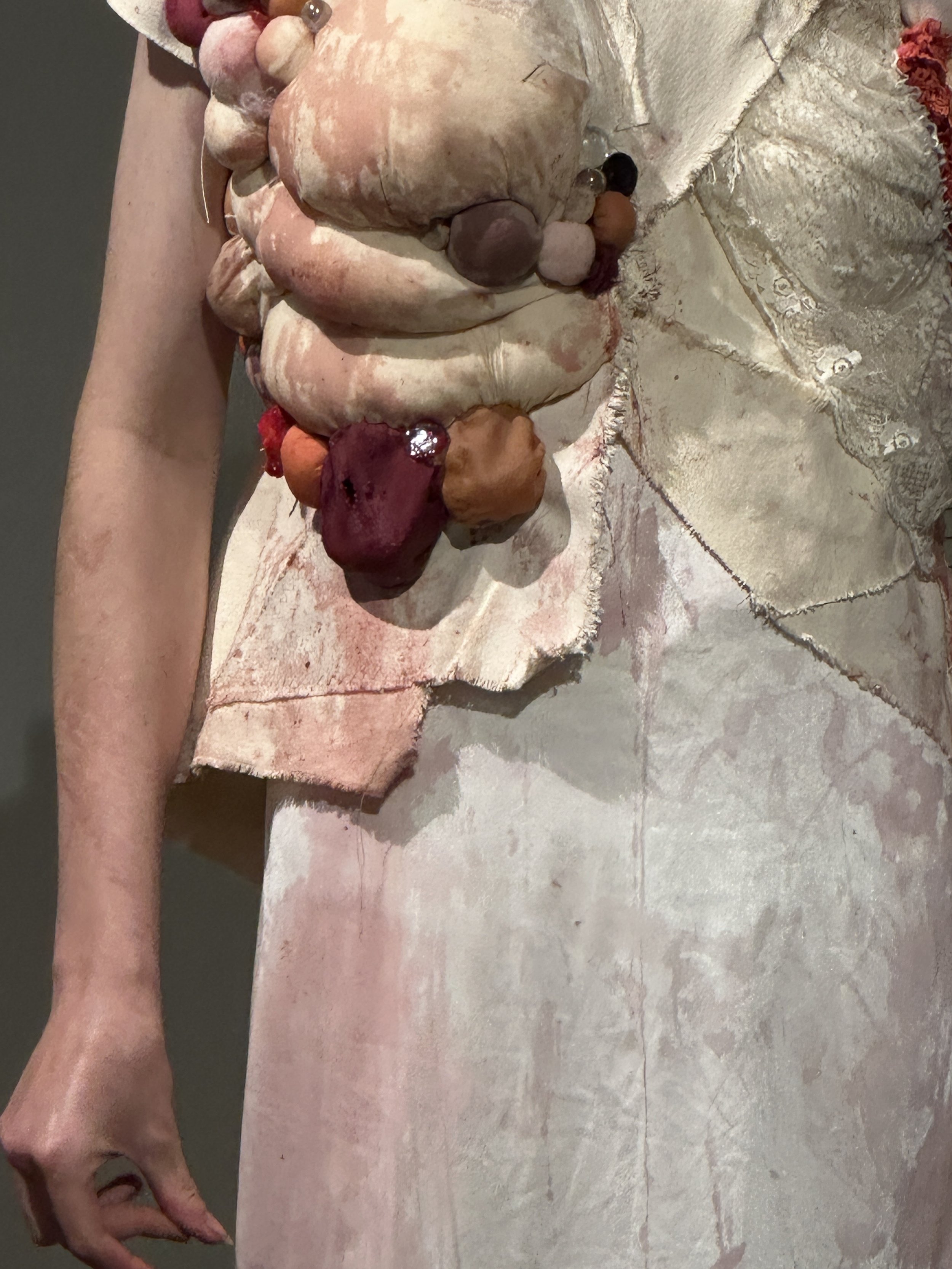"Lady Lumps (Domestic Biopsy)", 2025. Handmade costume & performance. 