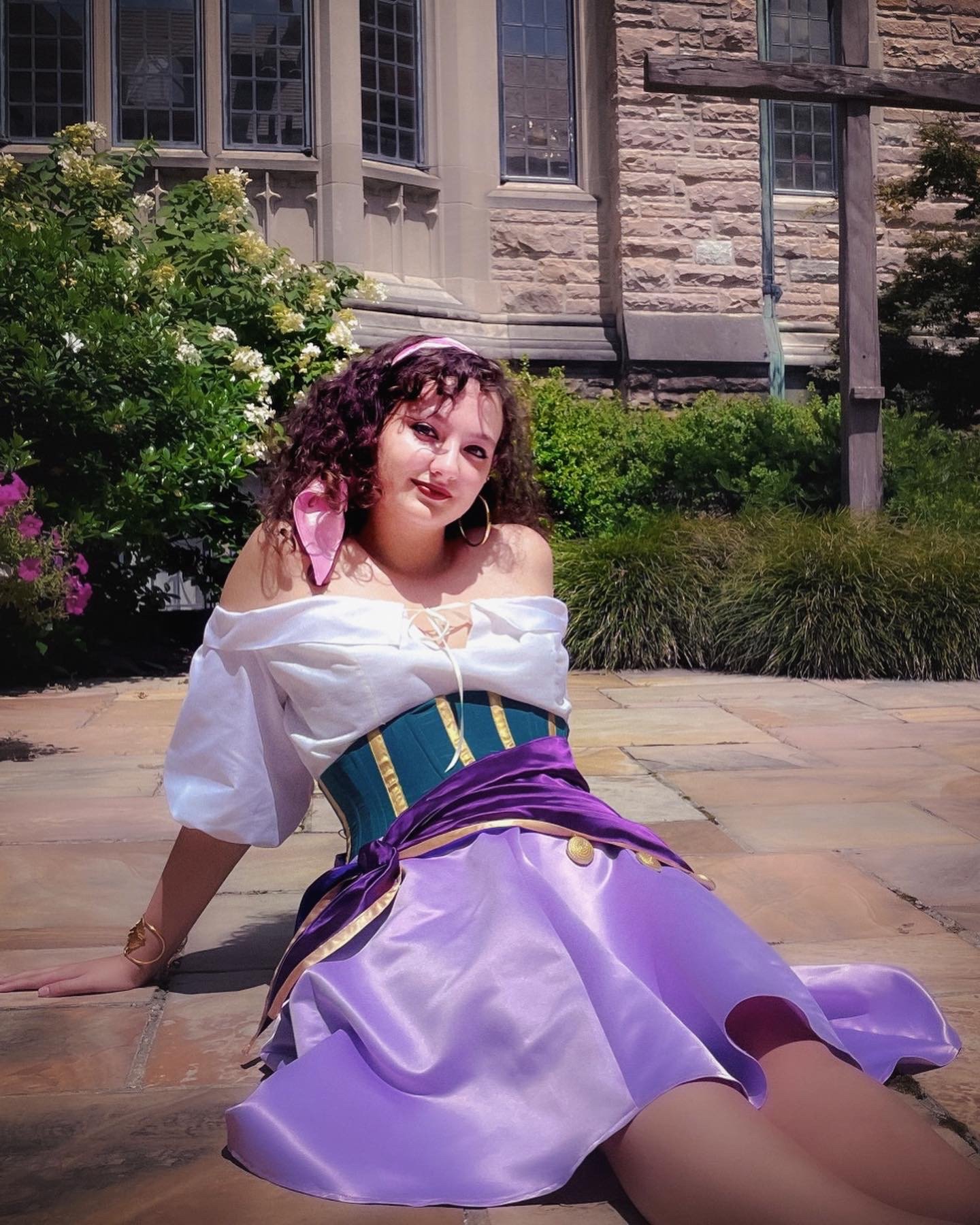 "Esmeralda", 2022. Cosplay from "Hunchback of Notre Dame". Modeled by Riley Verner.