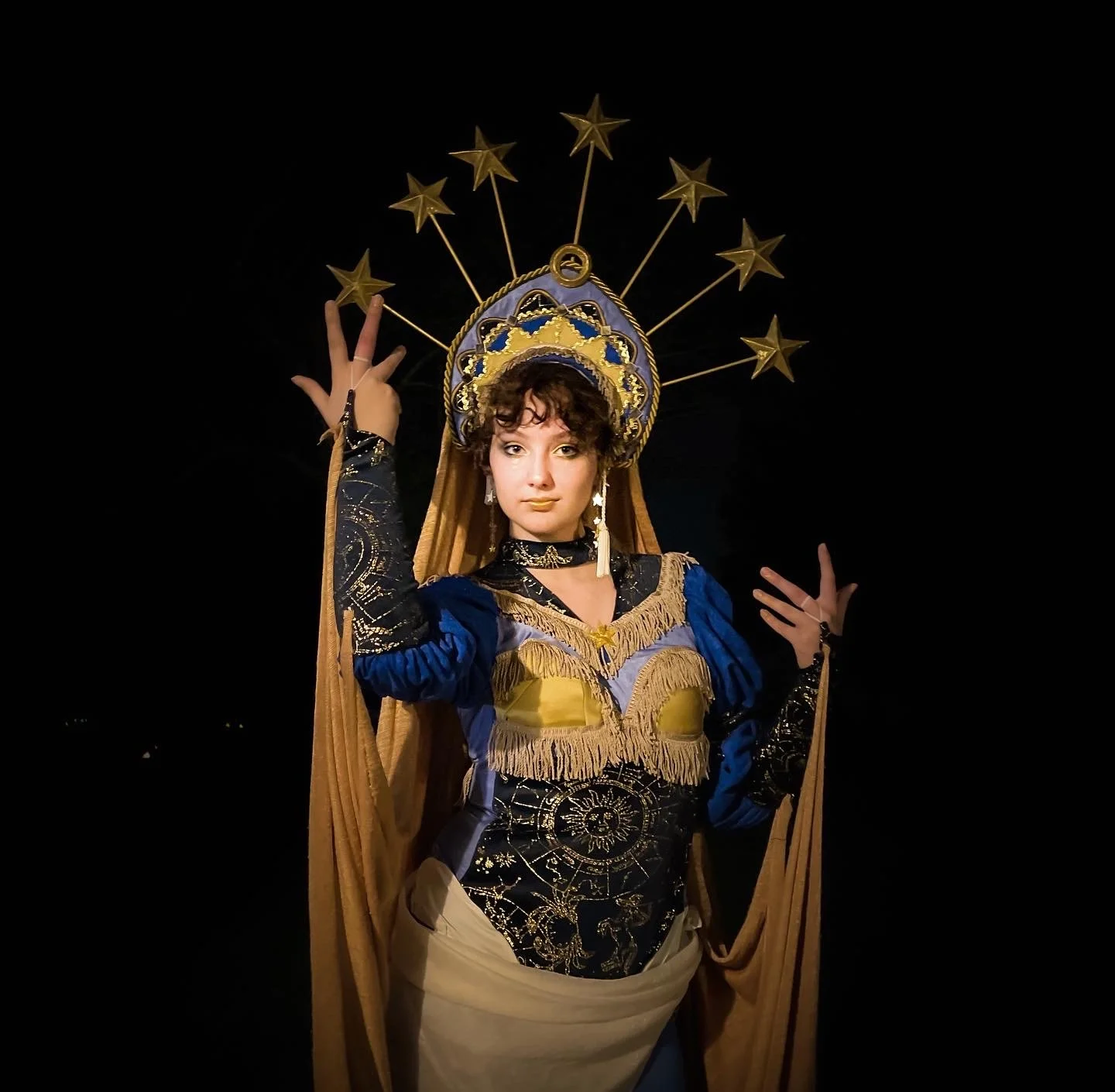"The Celestial Theatre", 2022. Modeled by Riley Verner.