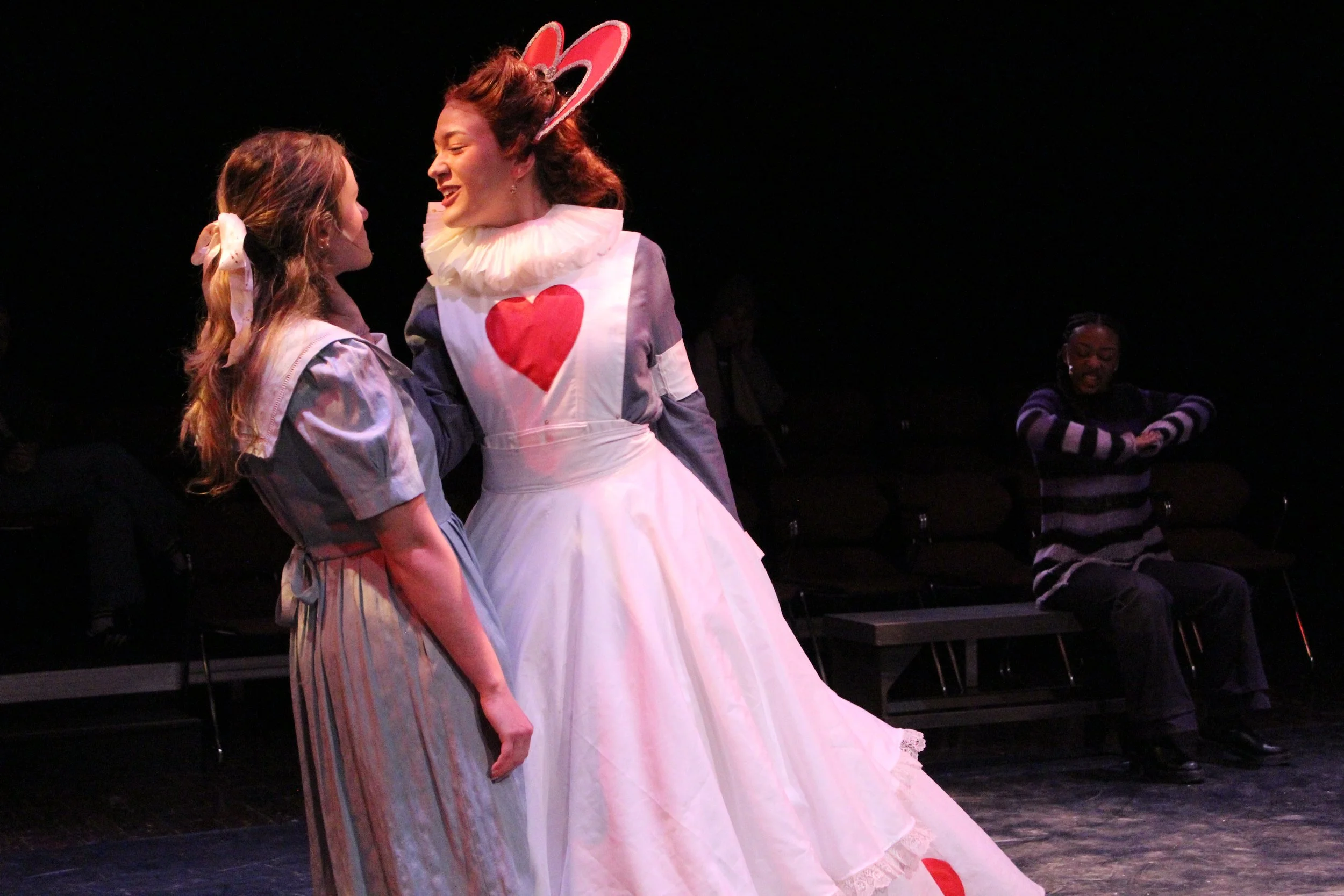 "Alice By Heart", Spring 2025. Photo: Kathryn Dressel (left), Nolita Palomar (right). 