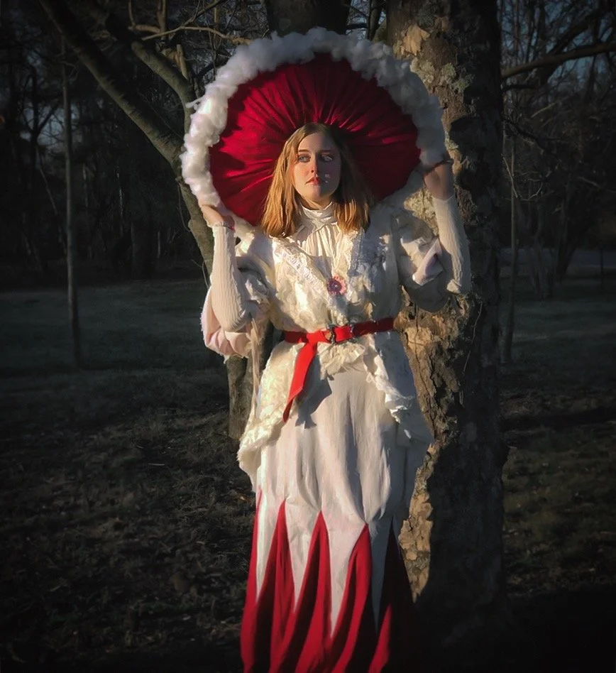"Too Ripe, Too Rotten", 2022. Modeled by Lillian Hall.