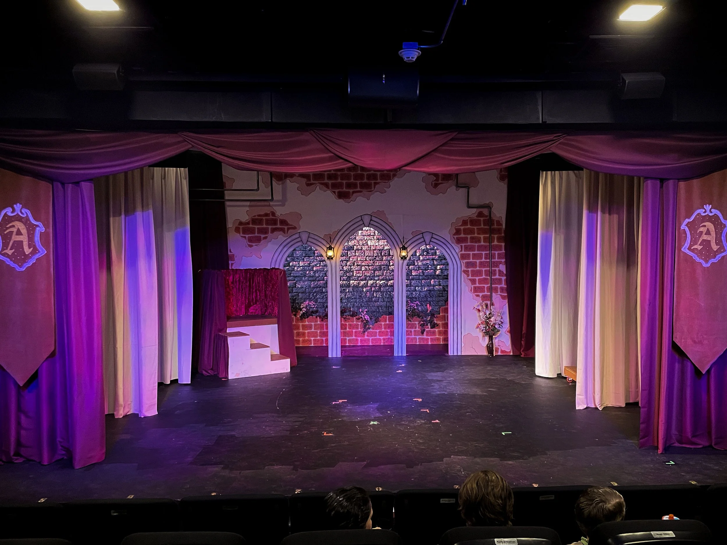 Once Upon A Mattress: Youth Edition stage, Germantown Community Theater