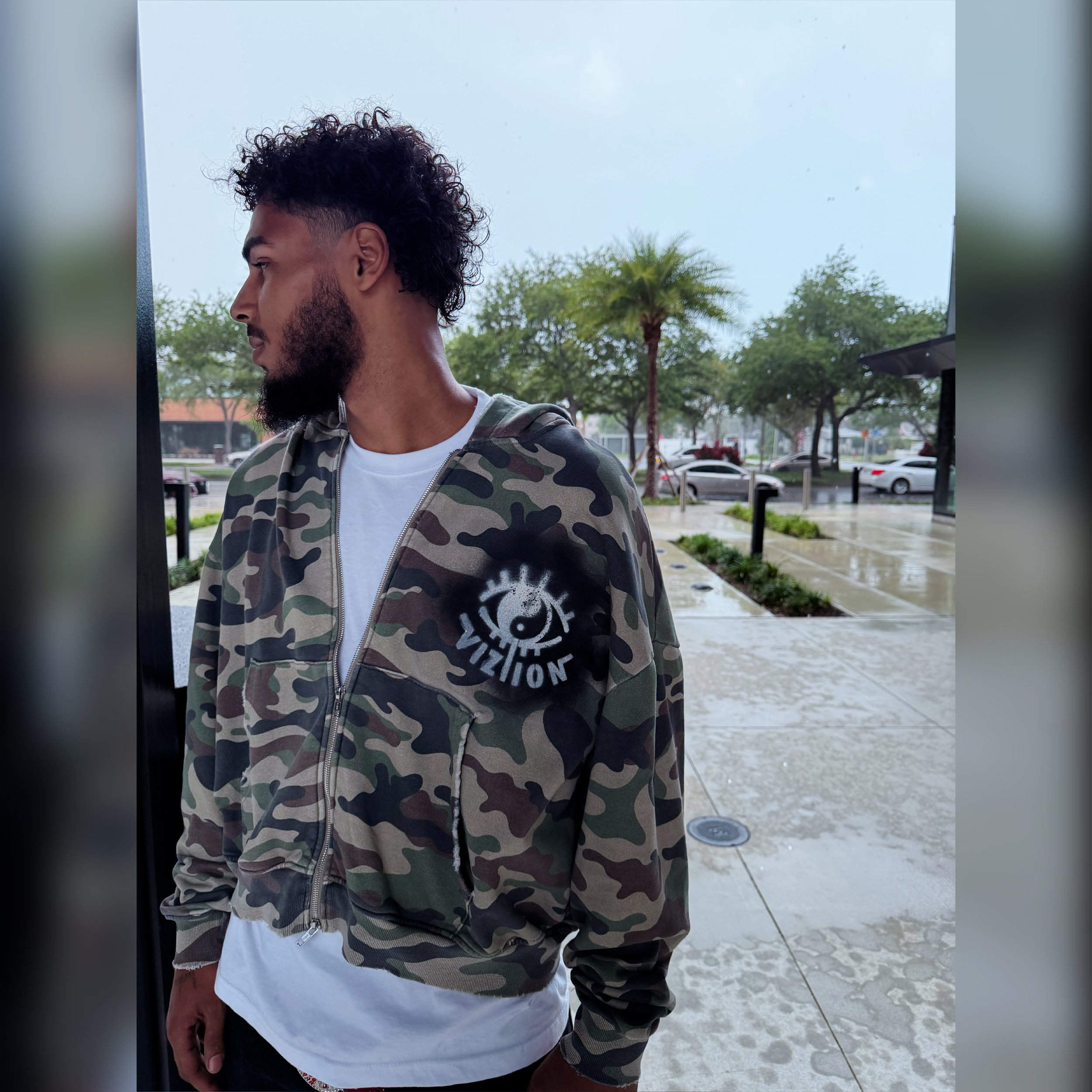 Vizion Crop Zip Up