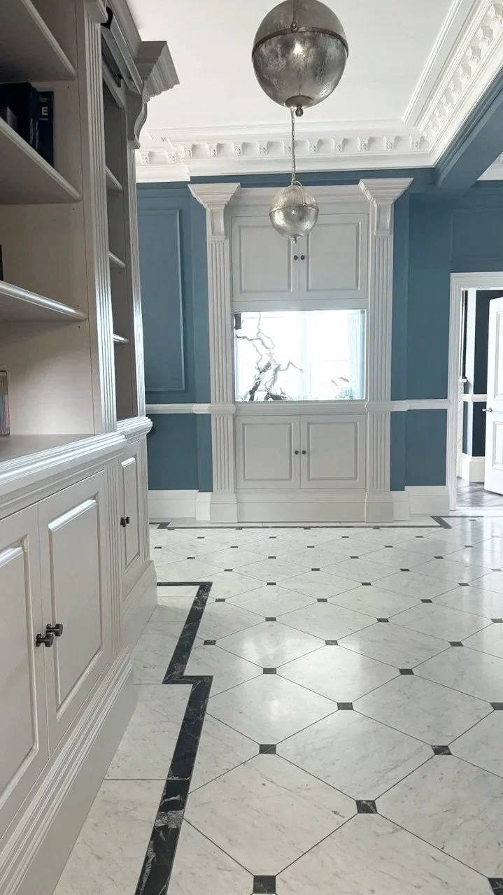 In-progress Blue Hall