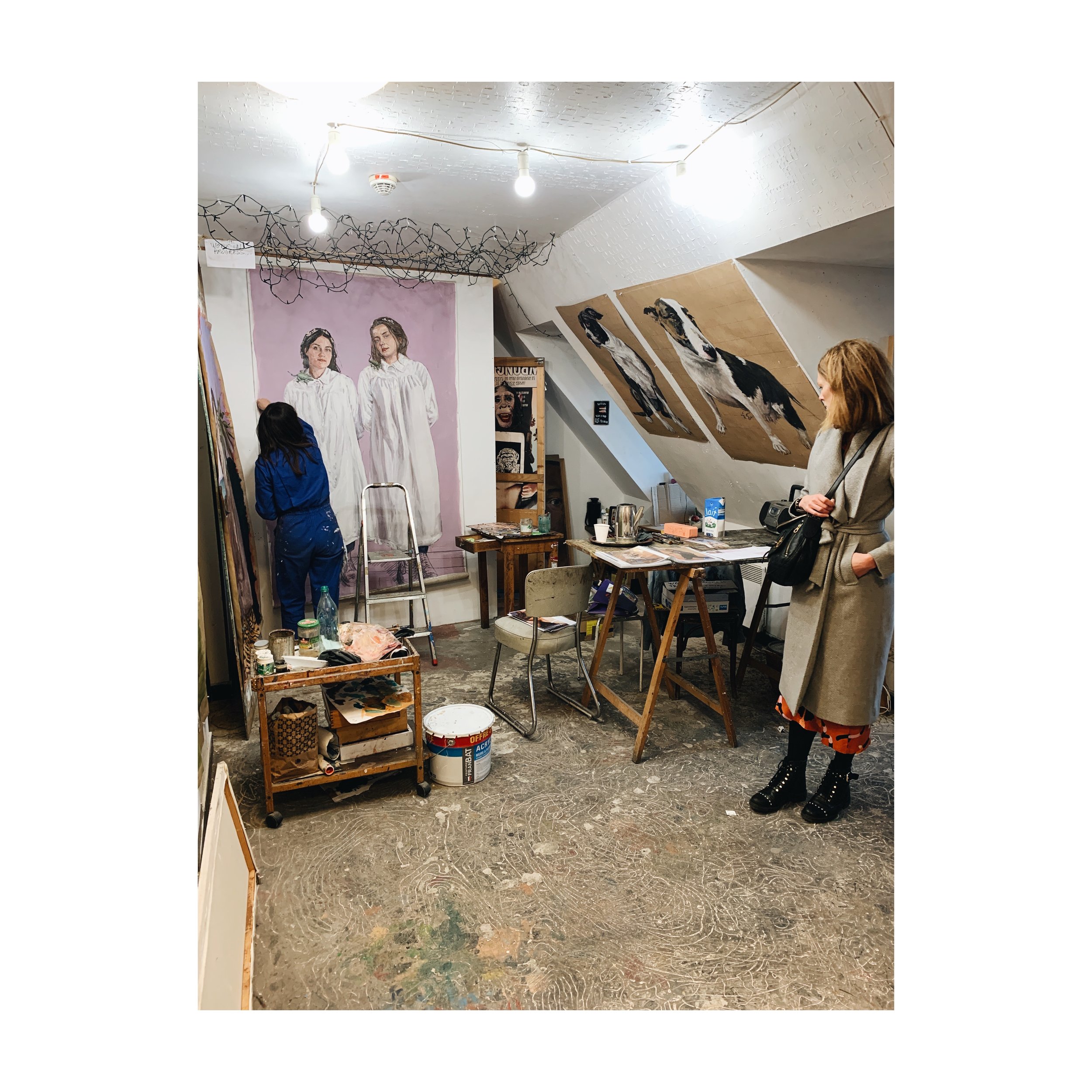 Artist studio visit
