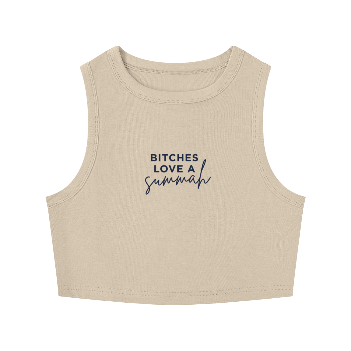 Bitches Love a Summah Cropped Tank