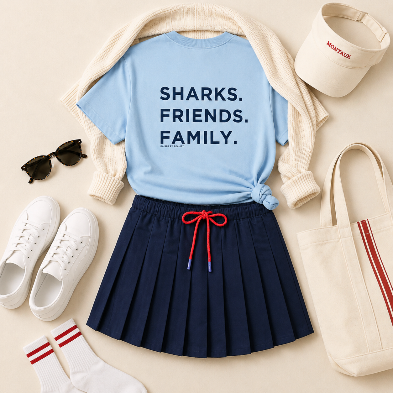 shark friends family light blue tee styled mockup.png