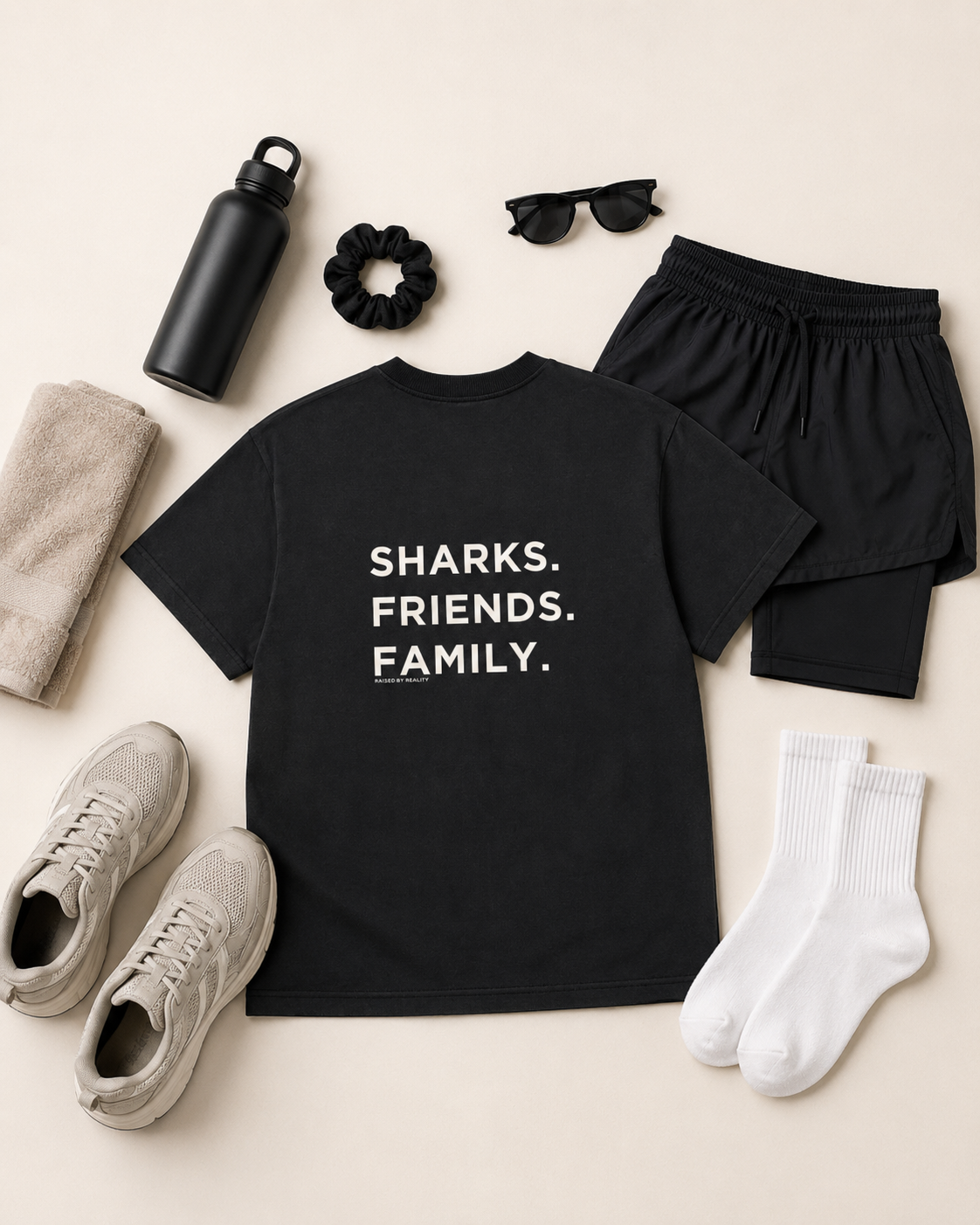 Sharks. Friends. Family. Summer Tee