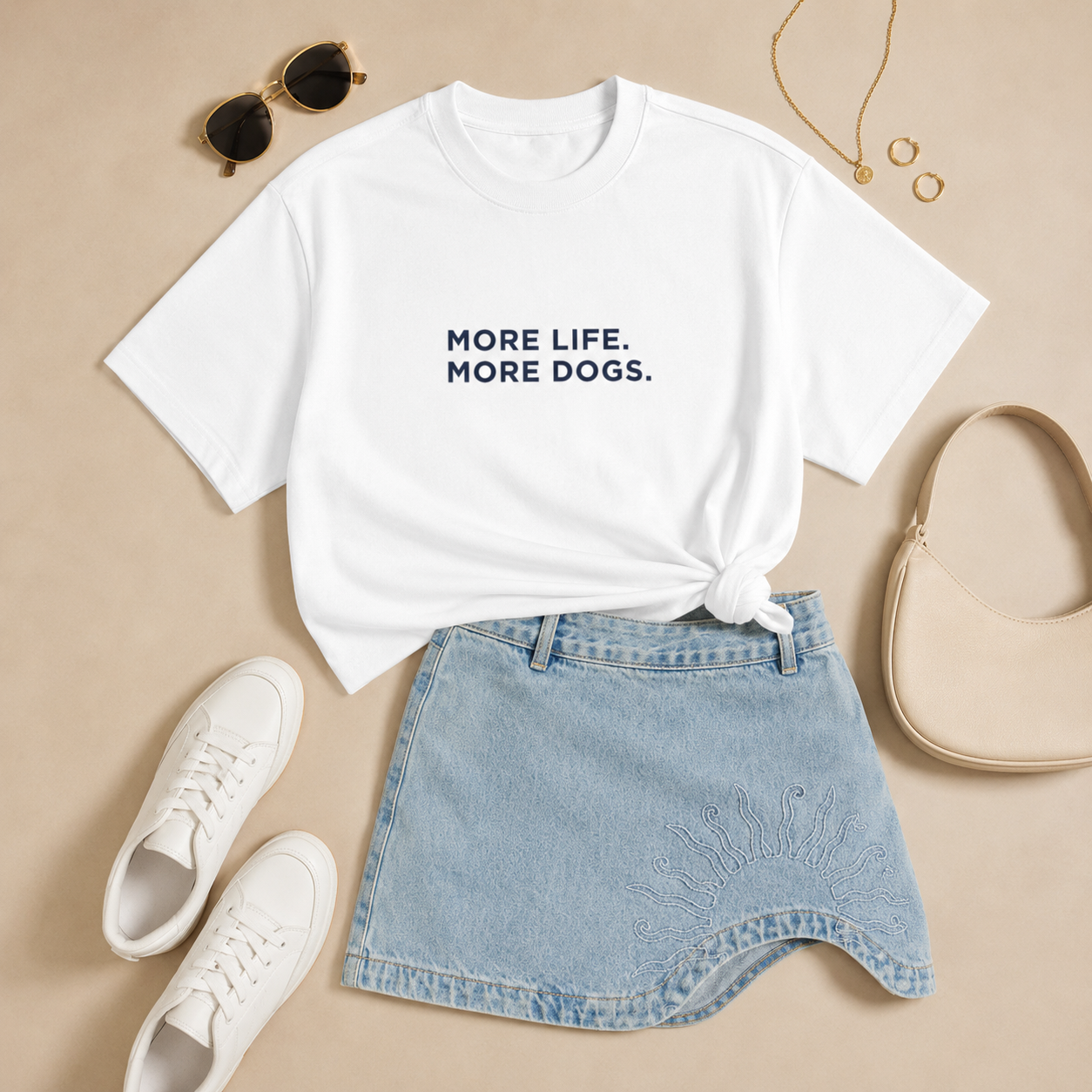More Life. More Hugs. Summer Tee