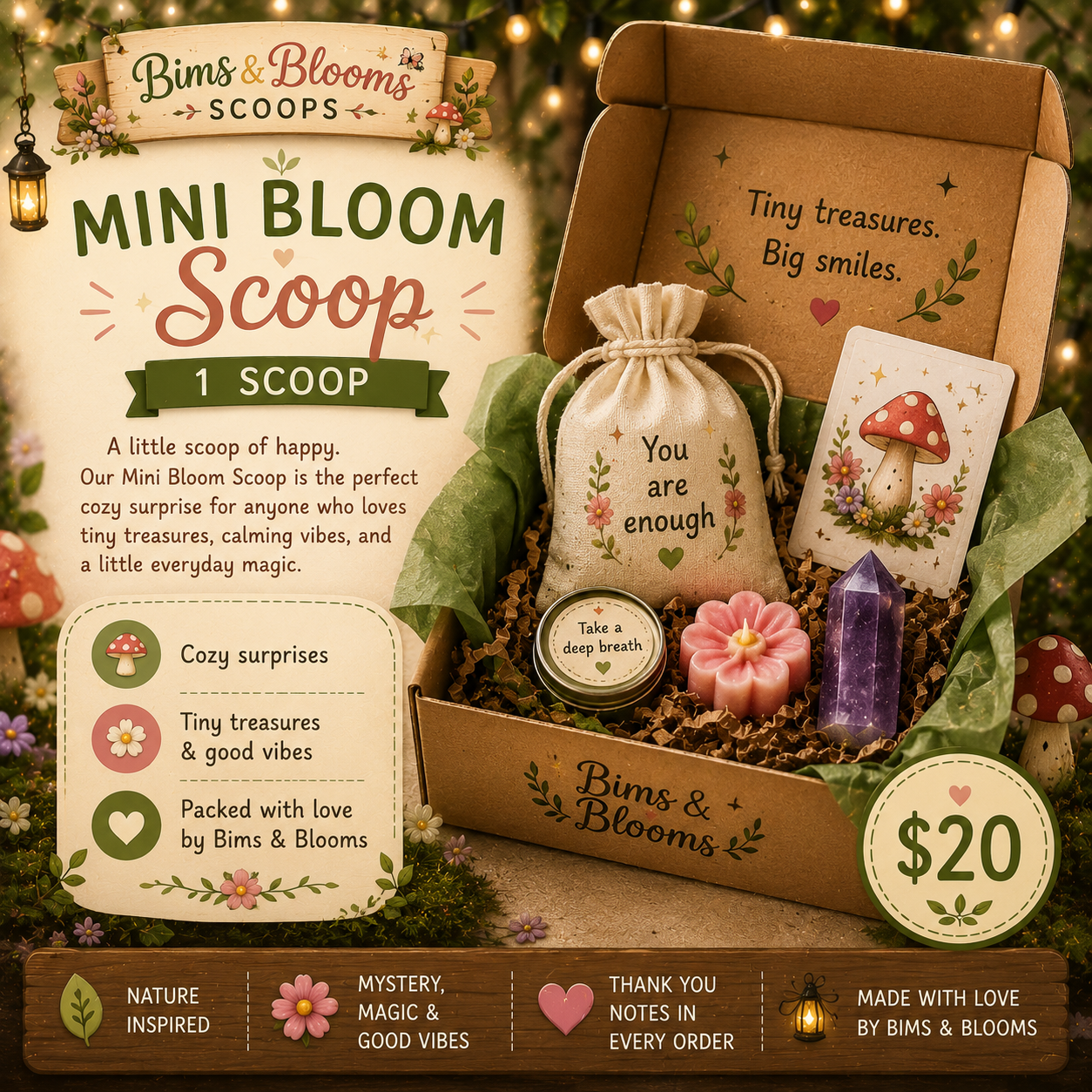 Mini Bloom= 1 Scoop