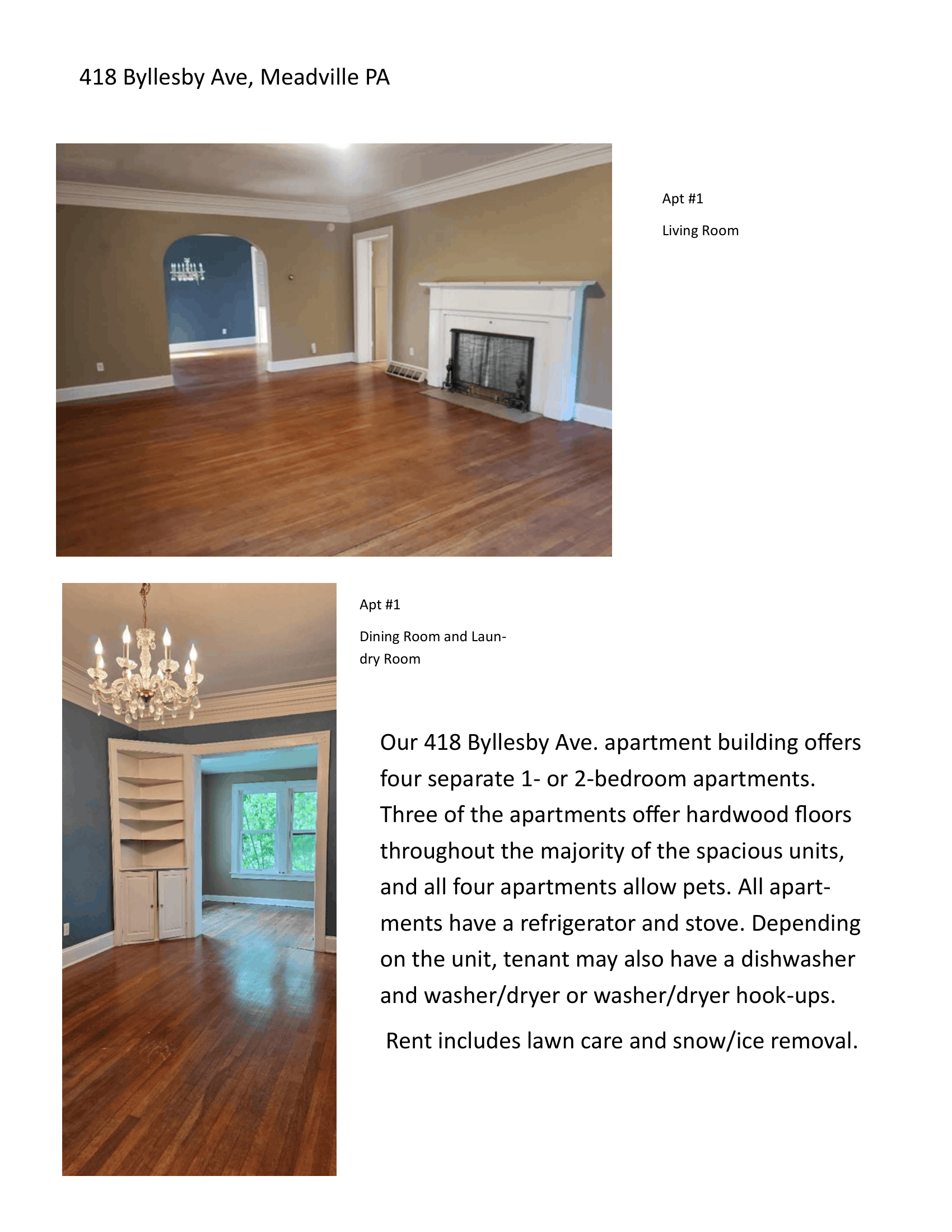 418 Byllesby Ave, Meadville PA
