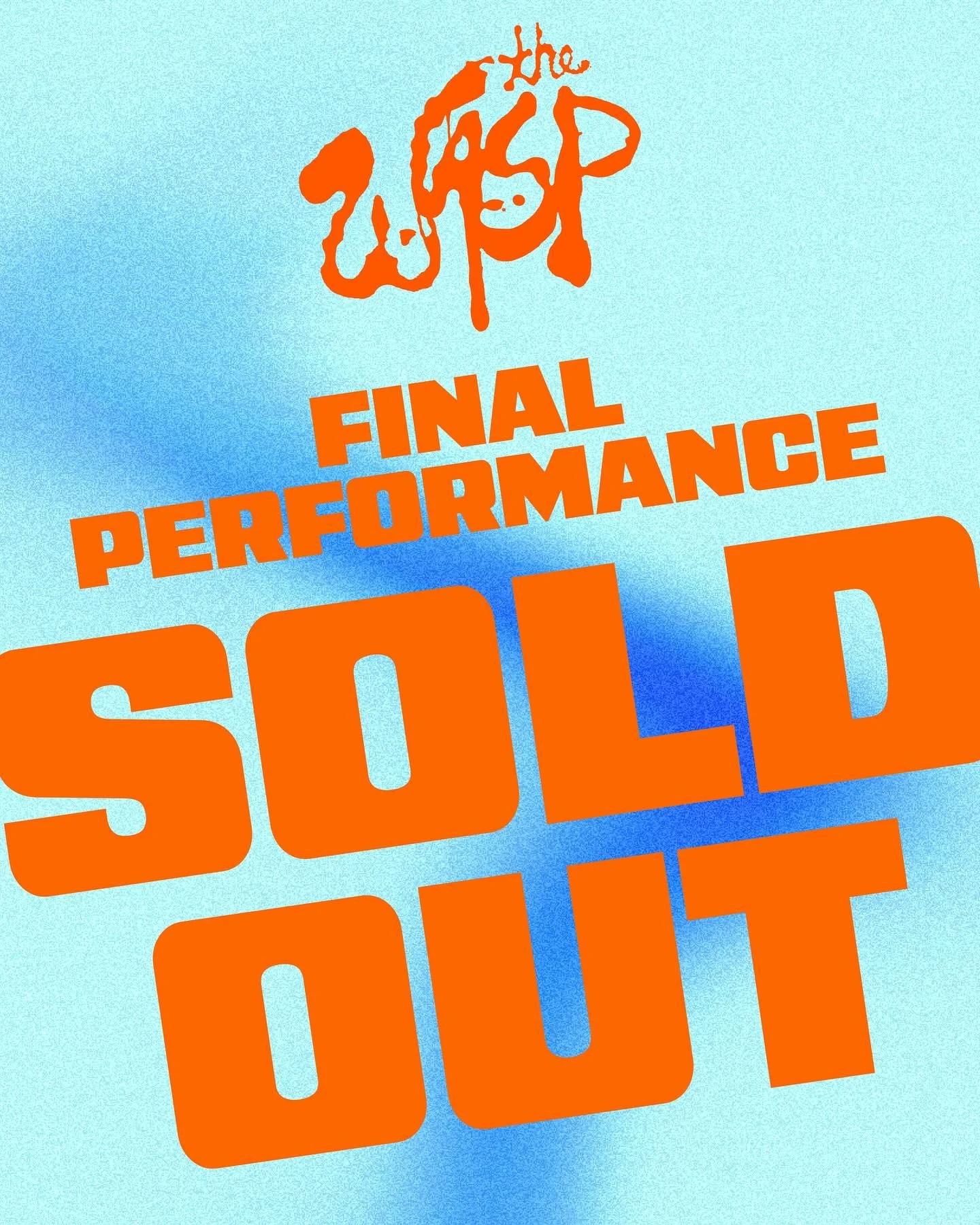 Our final performance is SOLD OUT 🥹But you can still get in off standby!