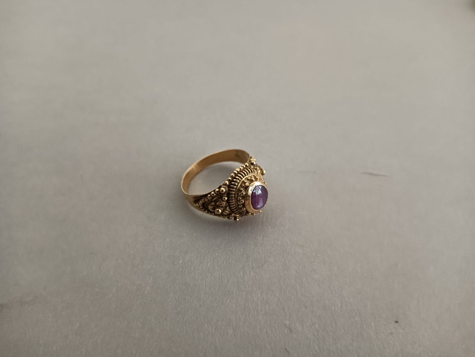 Star Ruby Gold Ring