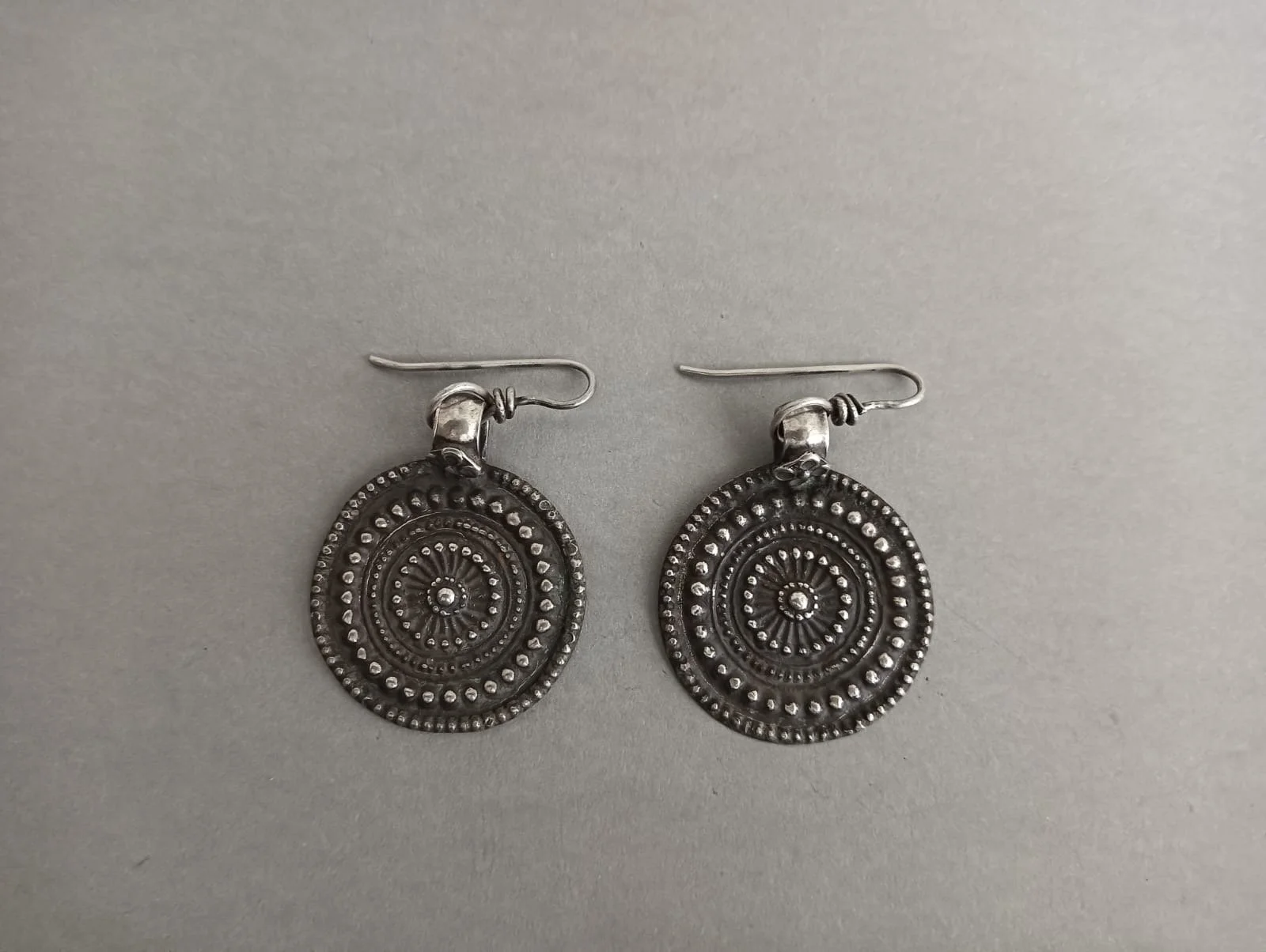 Sun Disc Earrings
