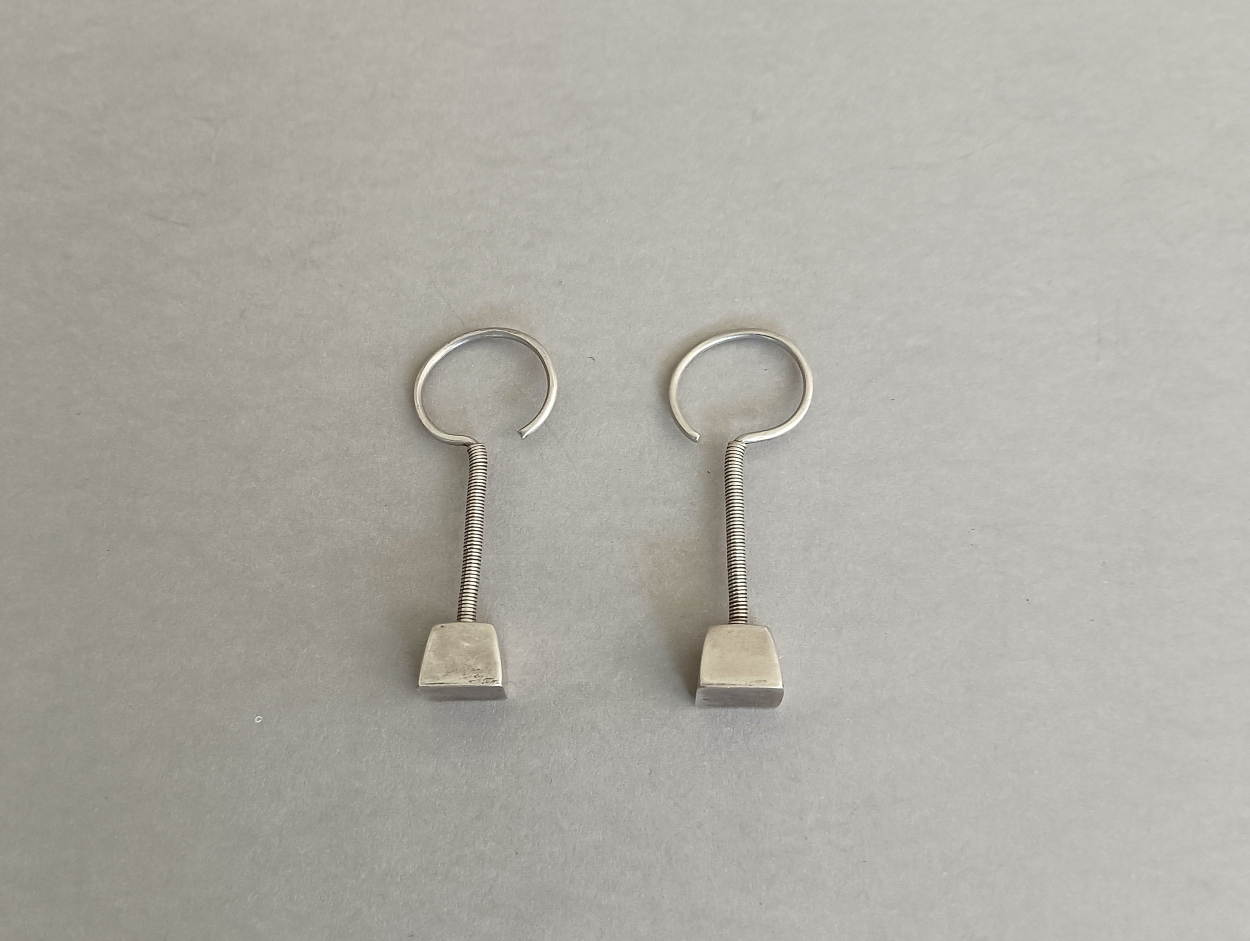 Cubic Coil Earrings *SOLD*