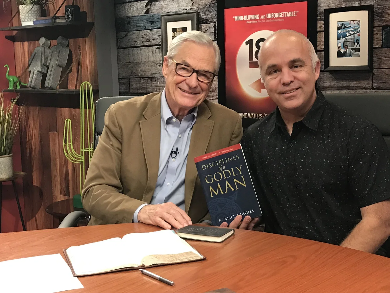 Author R. Kent Hughes and his bestselling book.