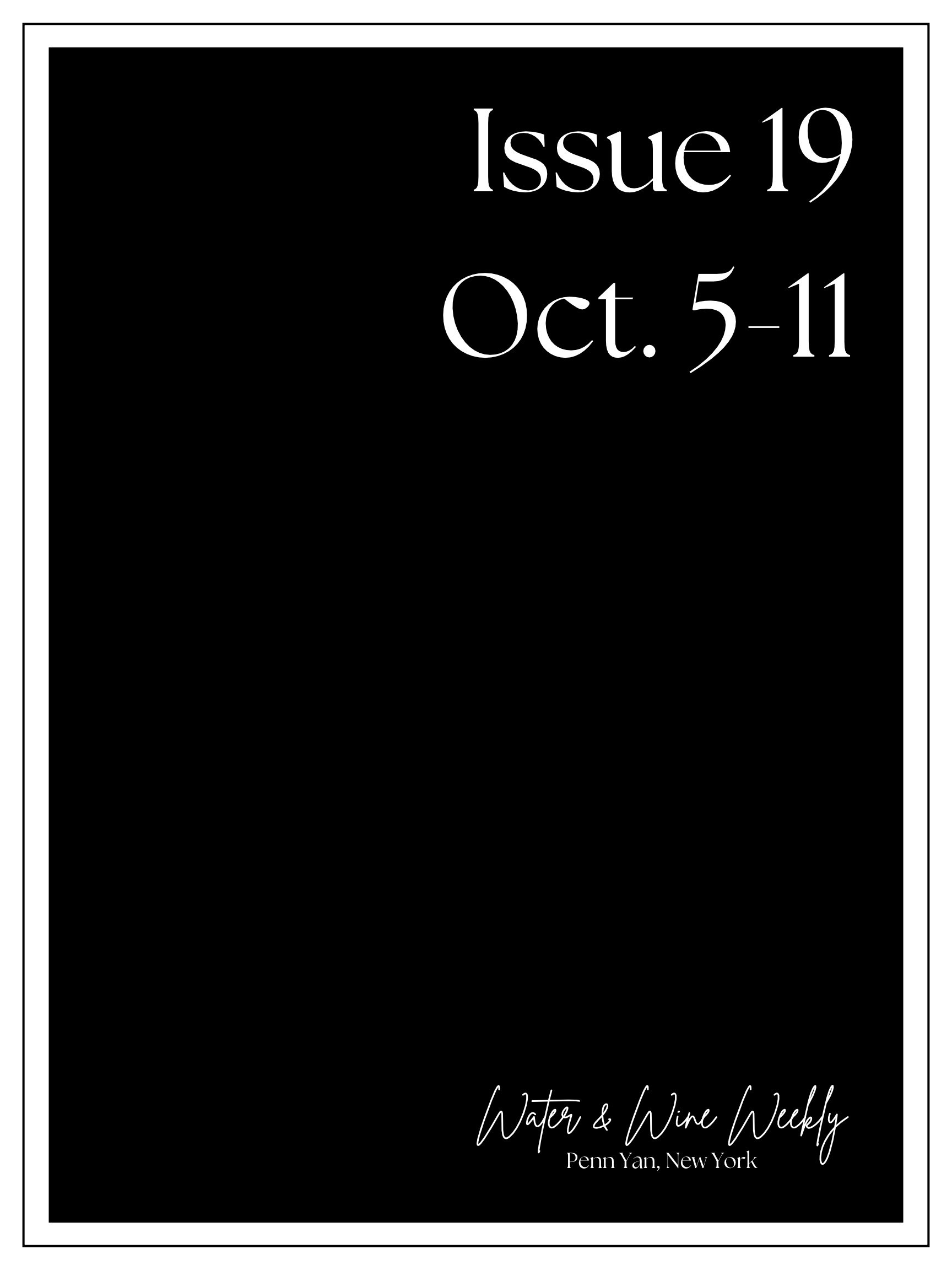 Water &amp; Wine Weekly • Penn Yan, New York • October 5-11, 2026 • Issue 19