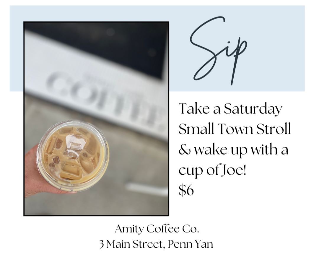 Sip • Amity Coffee Co. • Wake Up with an Iced Latte