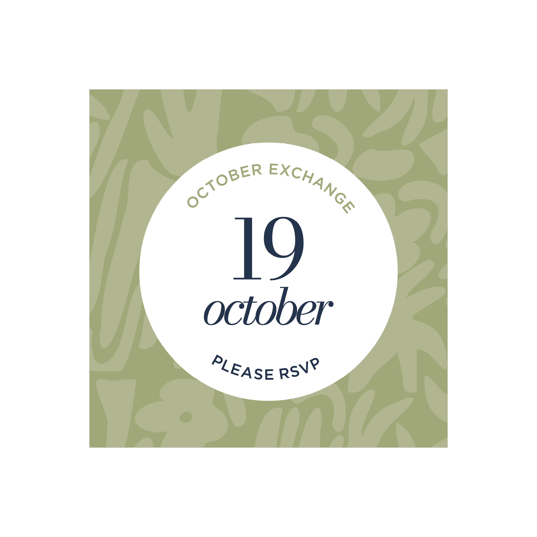 RSVP for the October Exchange