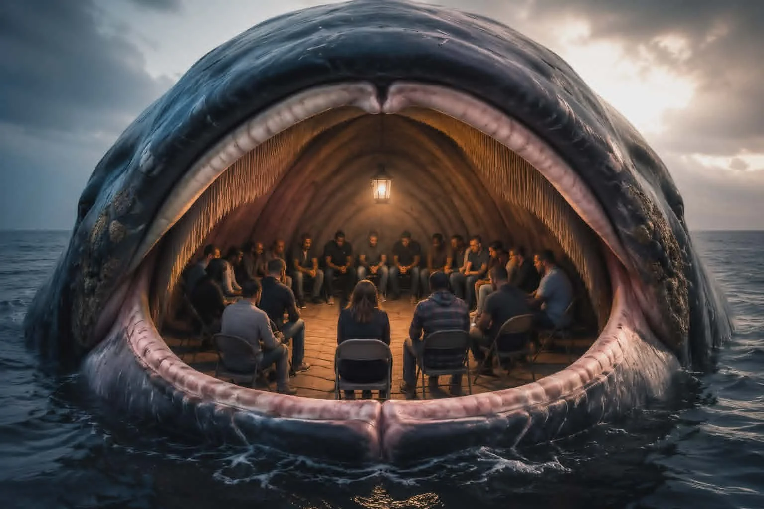 In the belly of the whale