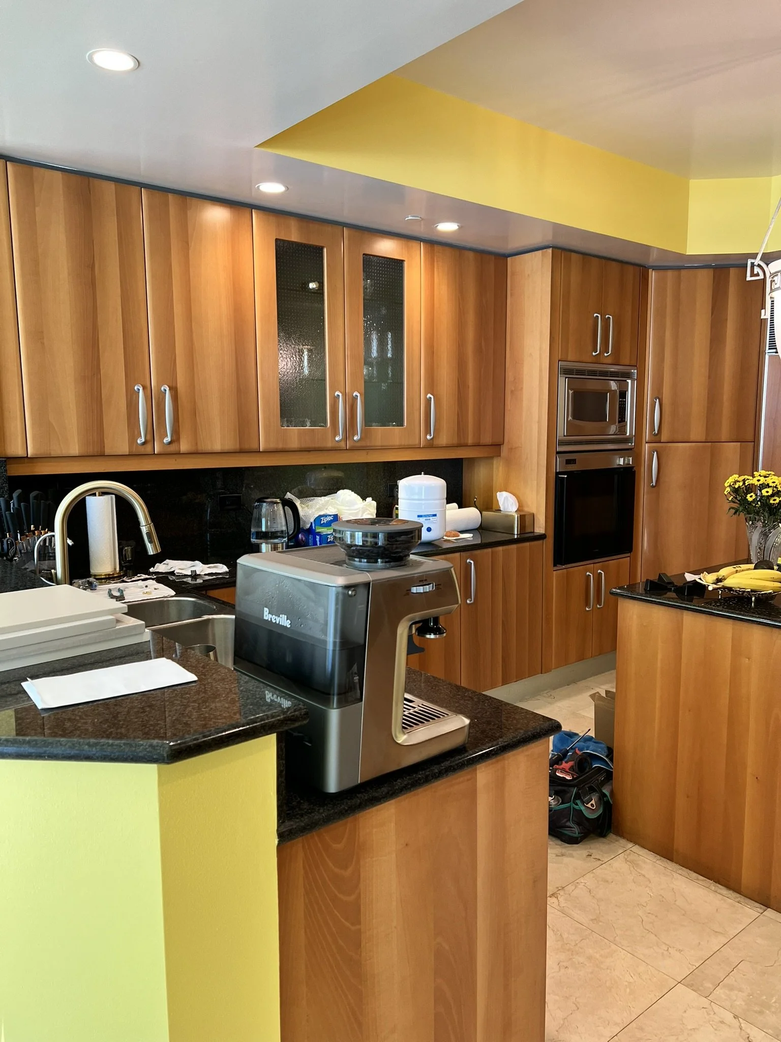 #I Before- Refacing-Frameless Cabinets