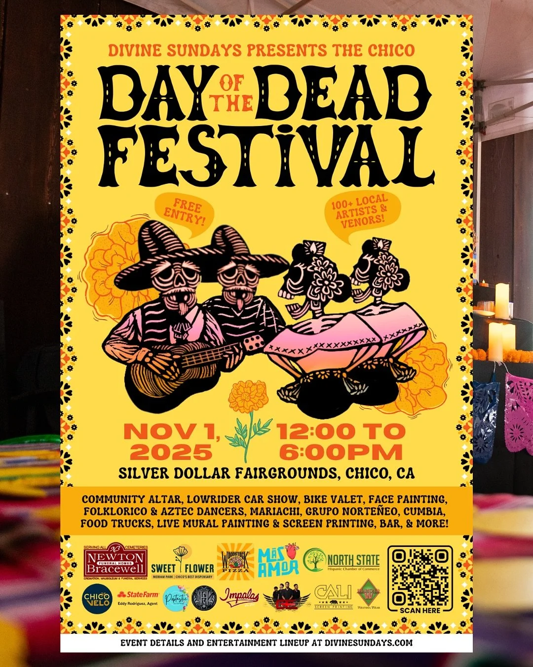 So excited for the Day of the Dead Festival at the Silver Dollar Fair Grounds happening on November 1st!