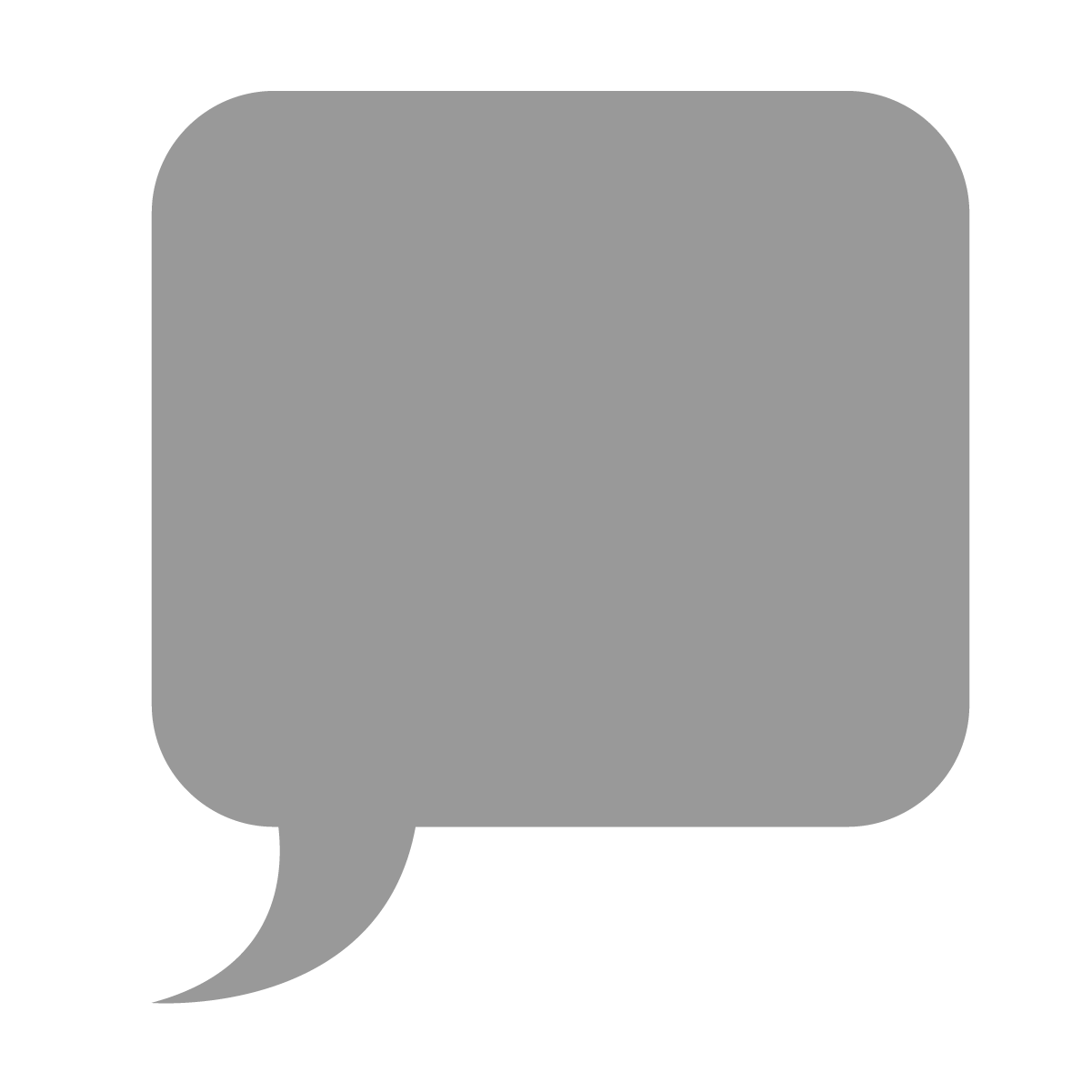 Speech bubble icon