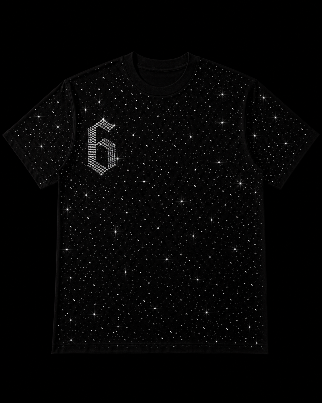 Black Rhinestone Shirt