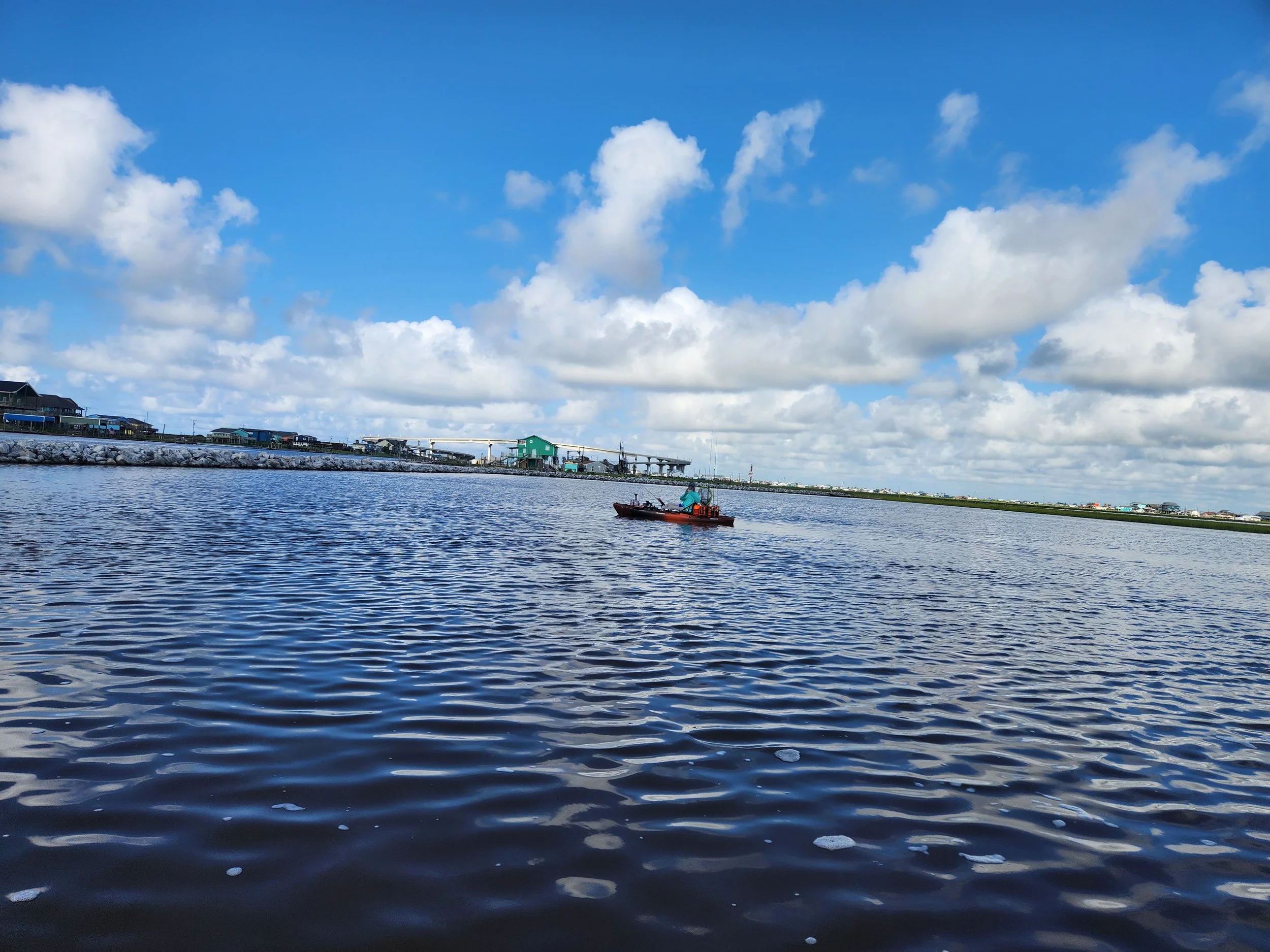 A beautiful day on the kayak in Matagorda Tx