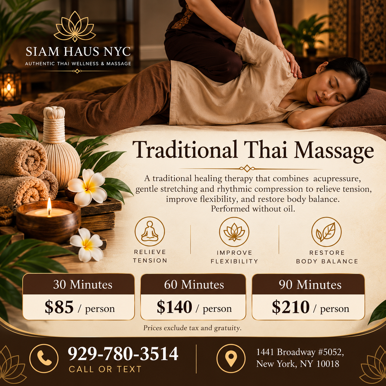 Traditional Thai massage