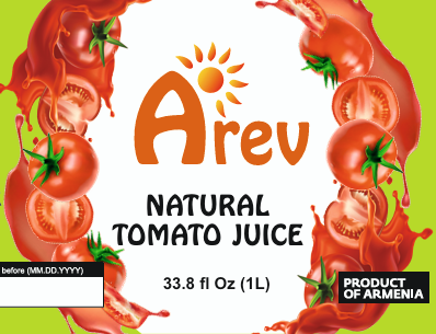 Natural Tomato Juice