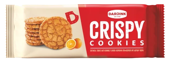 Dardink Crispy Orange Oatmeal Cookies