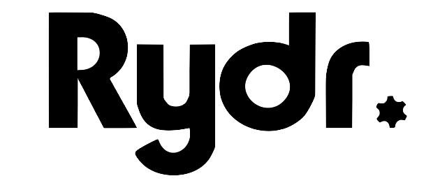 The word 'Ryder' with a gear-shaped symbol at the end.