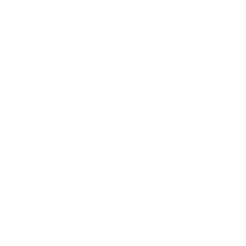 Line drawing of a uterus with fallopian tubes on a black background.