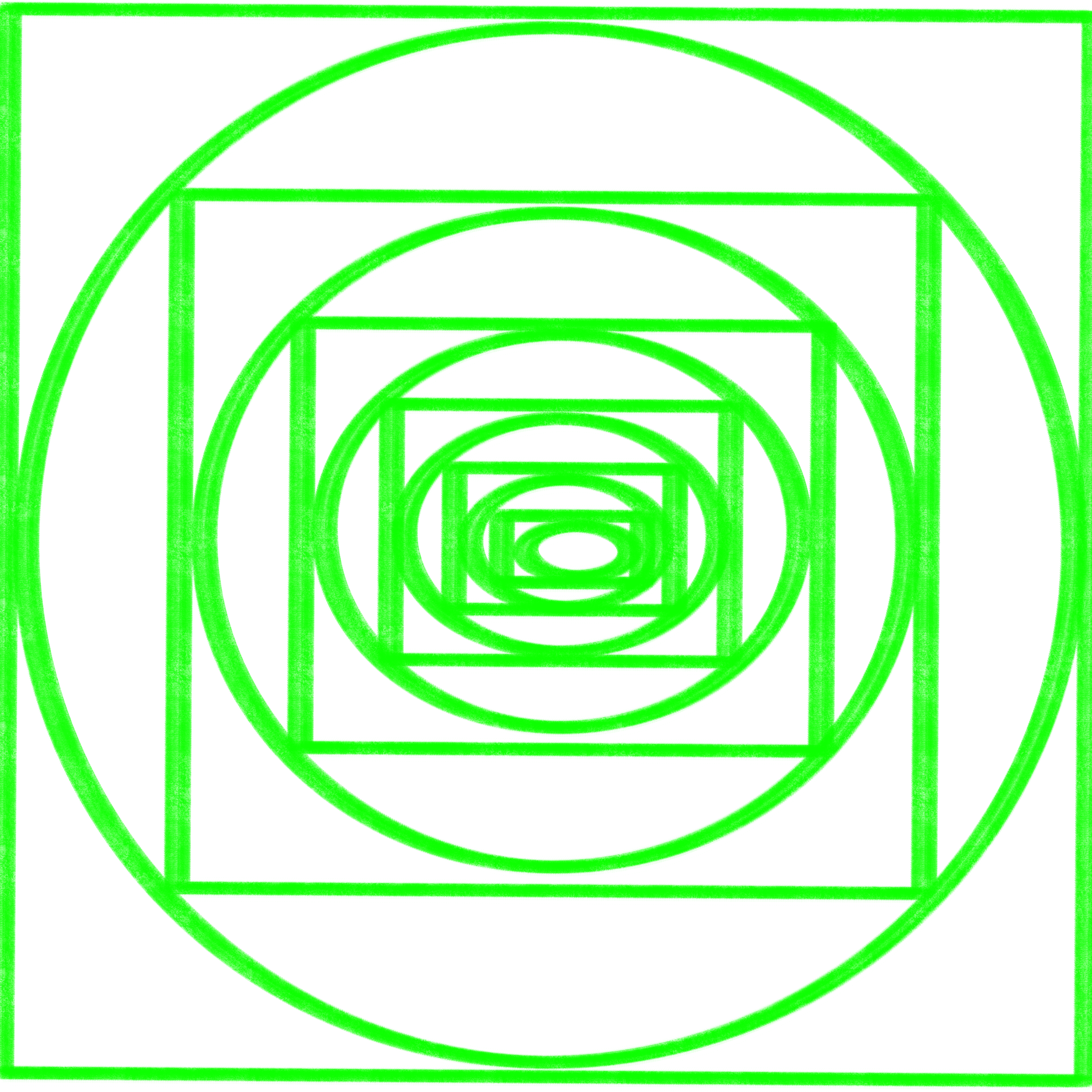 Green Circle the Square