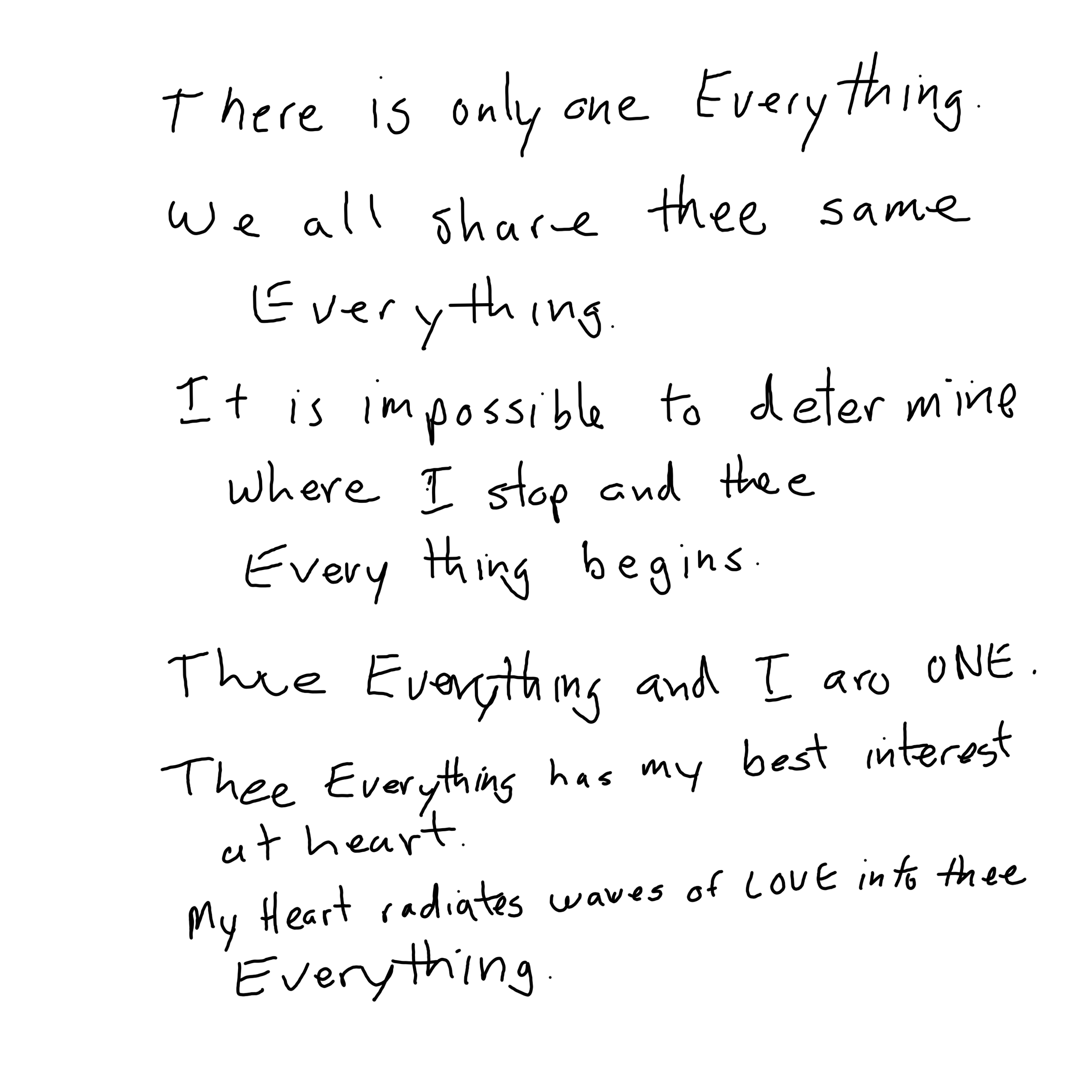 There is only one Everything