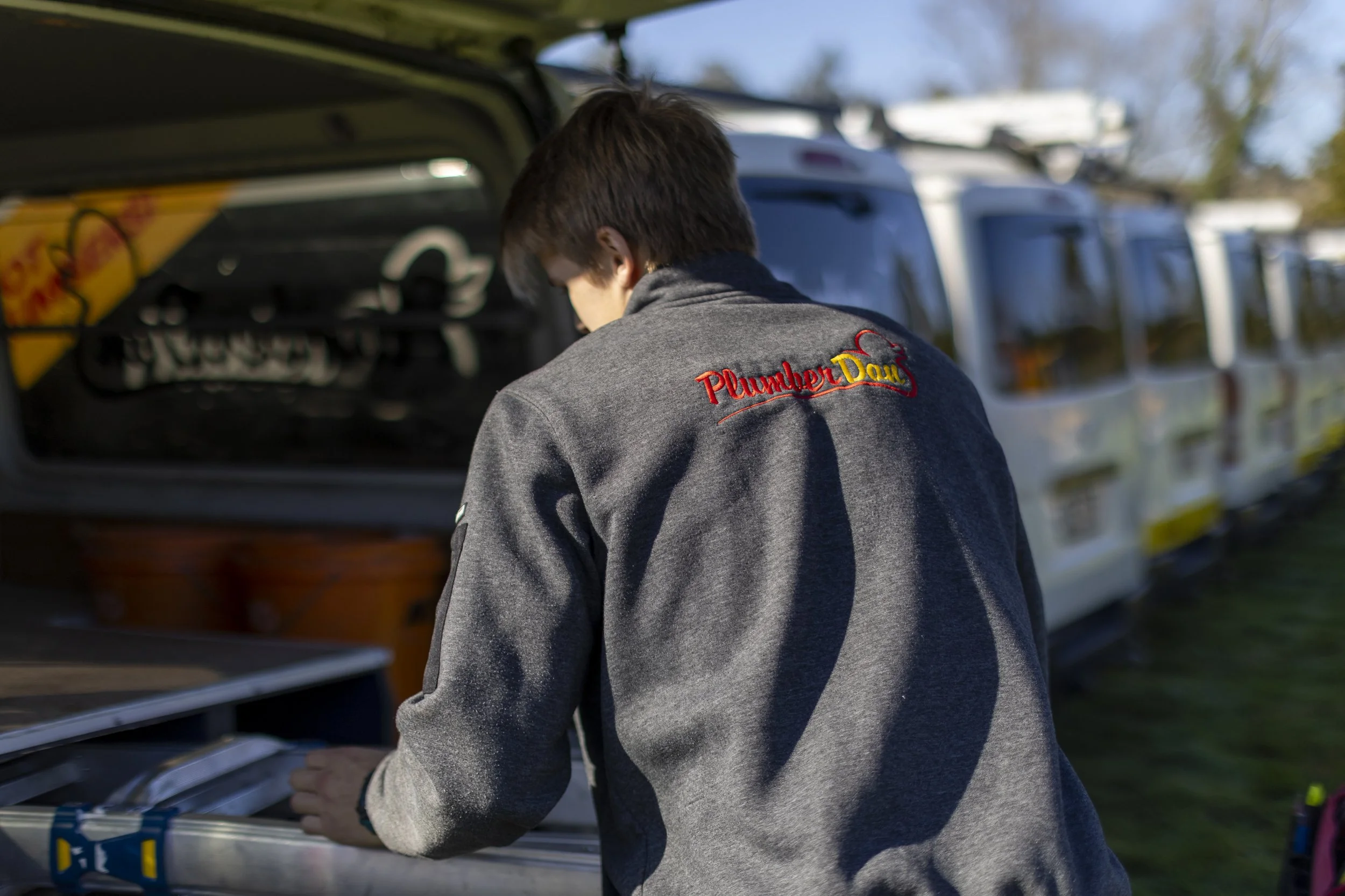Plumber Dan team taking part in the Whanganui community