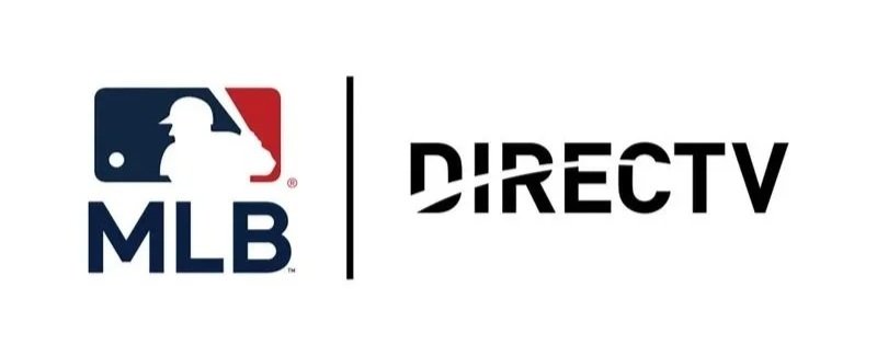 MLB and DIRECTV logos side by side