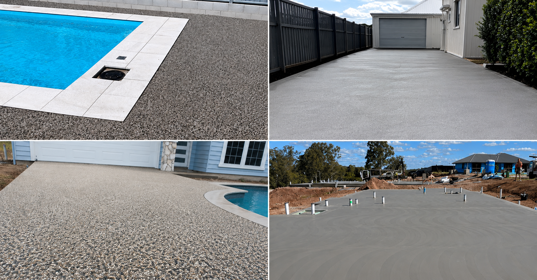 Concrete Driveways, Pool Surrounds - Hervey Bay