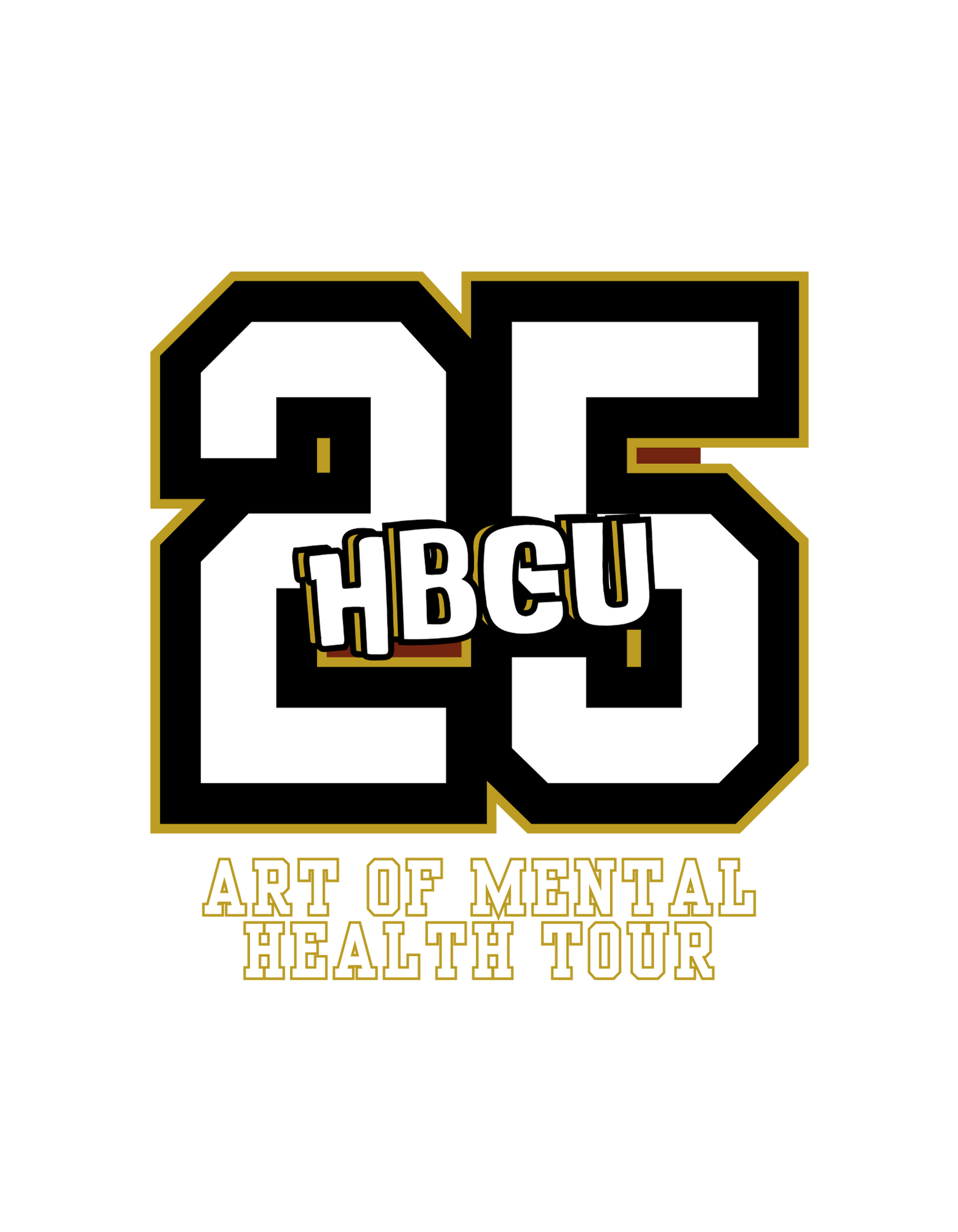 Event logo with large white and black lettering reading '86' with the words 'Art of Mental Health & Self Care Tour' beneath.