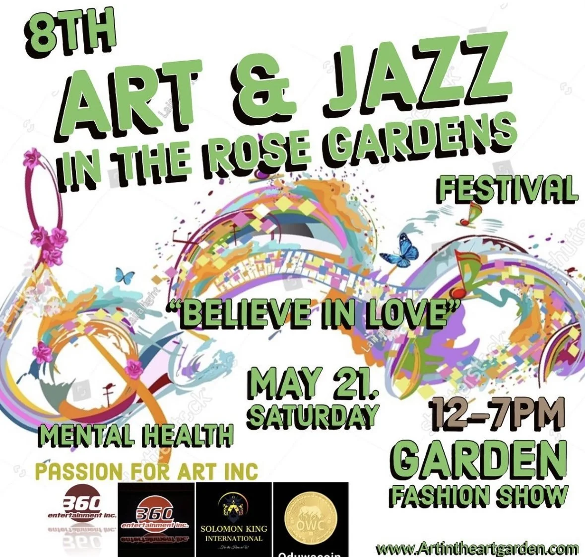 8th Art & Jazz in The Rose Gardens Festival 
